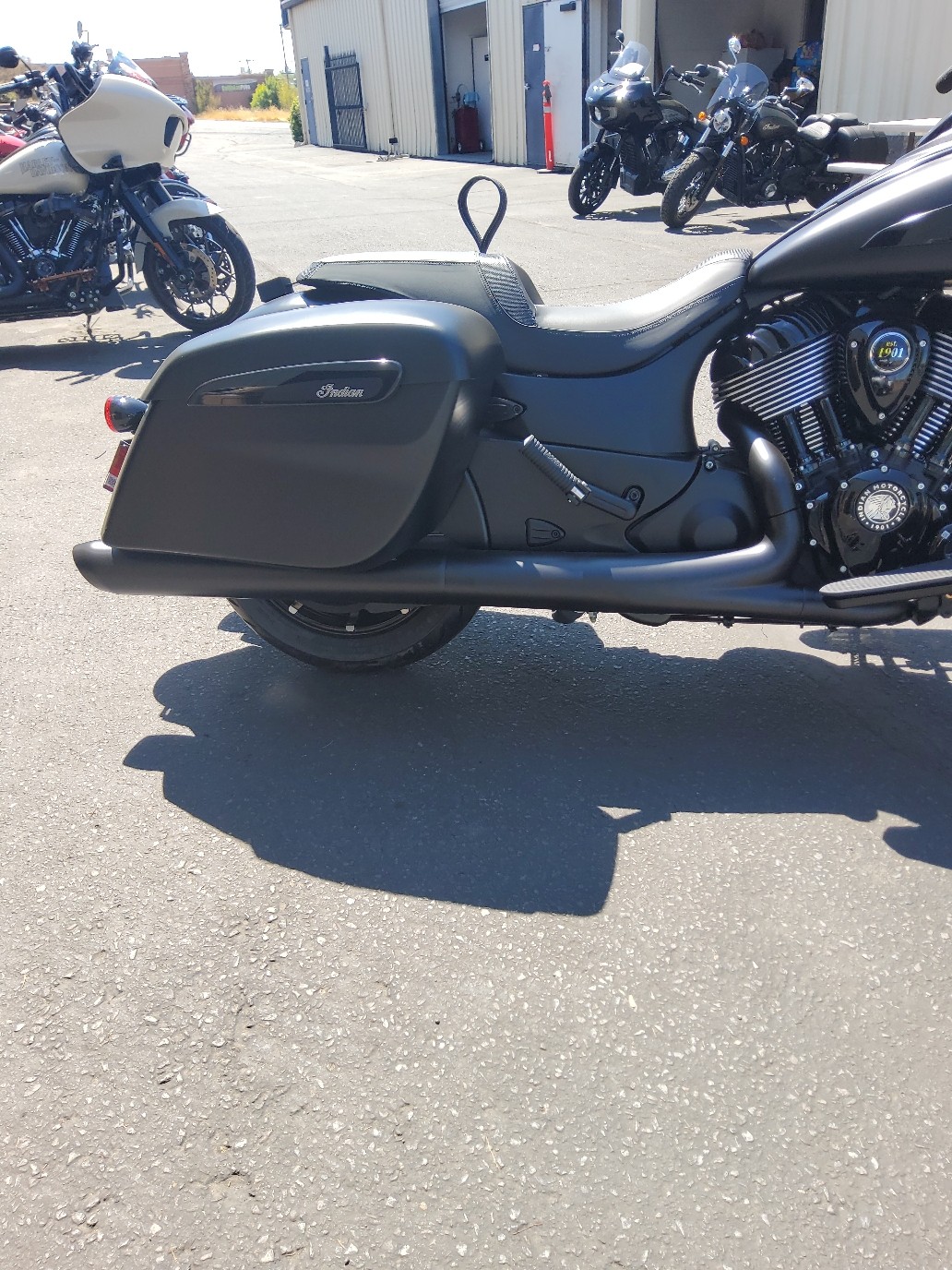 2025 Indian Motorcycle SPRINGFIELD DARK HORSE, BLACK SMOKE, 50S Dark Horse�� - Photo 4