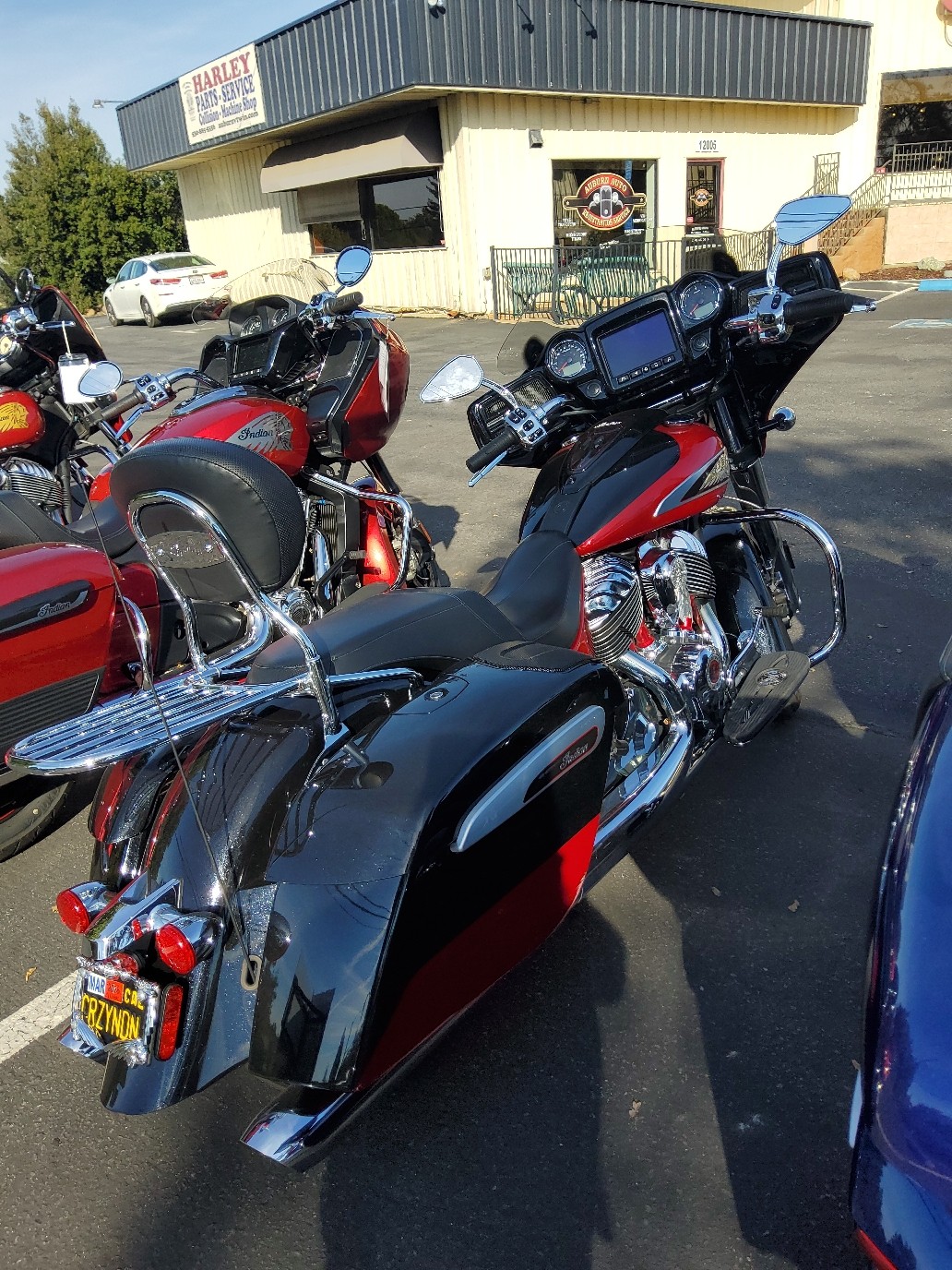 2020 Indian Motorcycle CHFTN ELITE, THNDR BLK CRYSTL/RD CANY, CAL Elite - Photo 2
