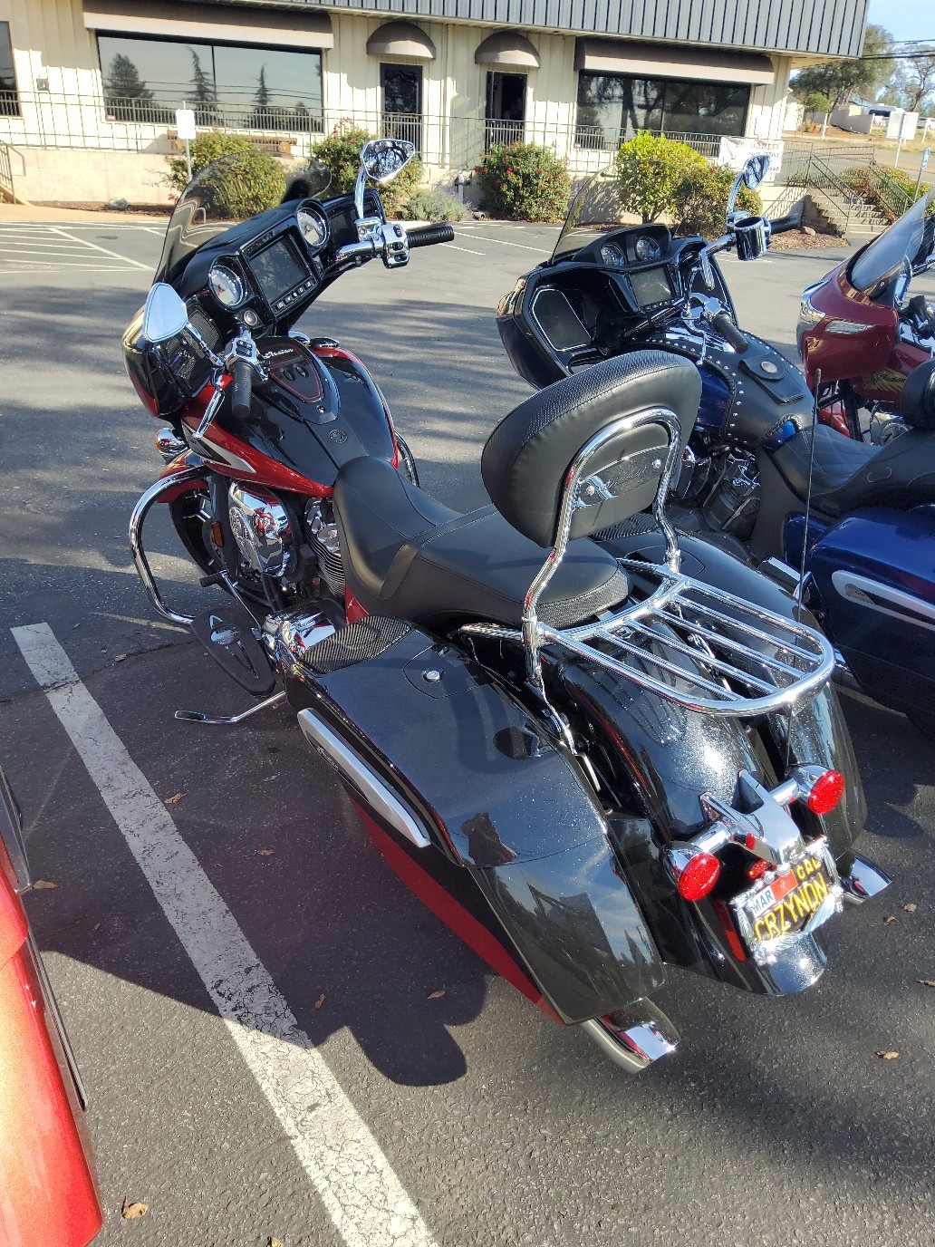 2020 Indian Motorcycle CHFTN ELITE, THNDR BLK CRYSTL/RD CANY, CAL Elite - Photo 4