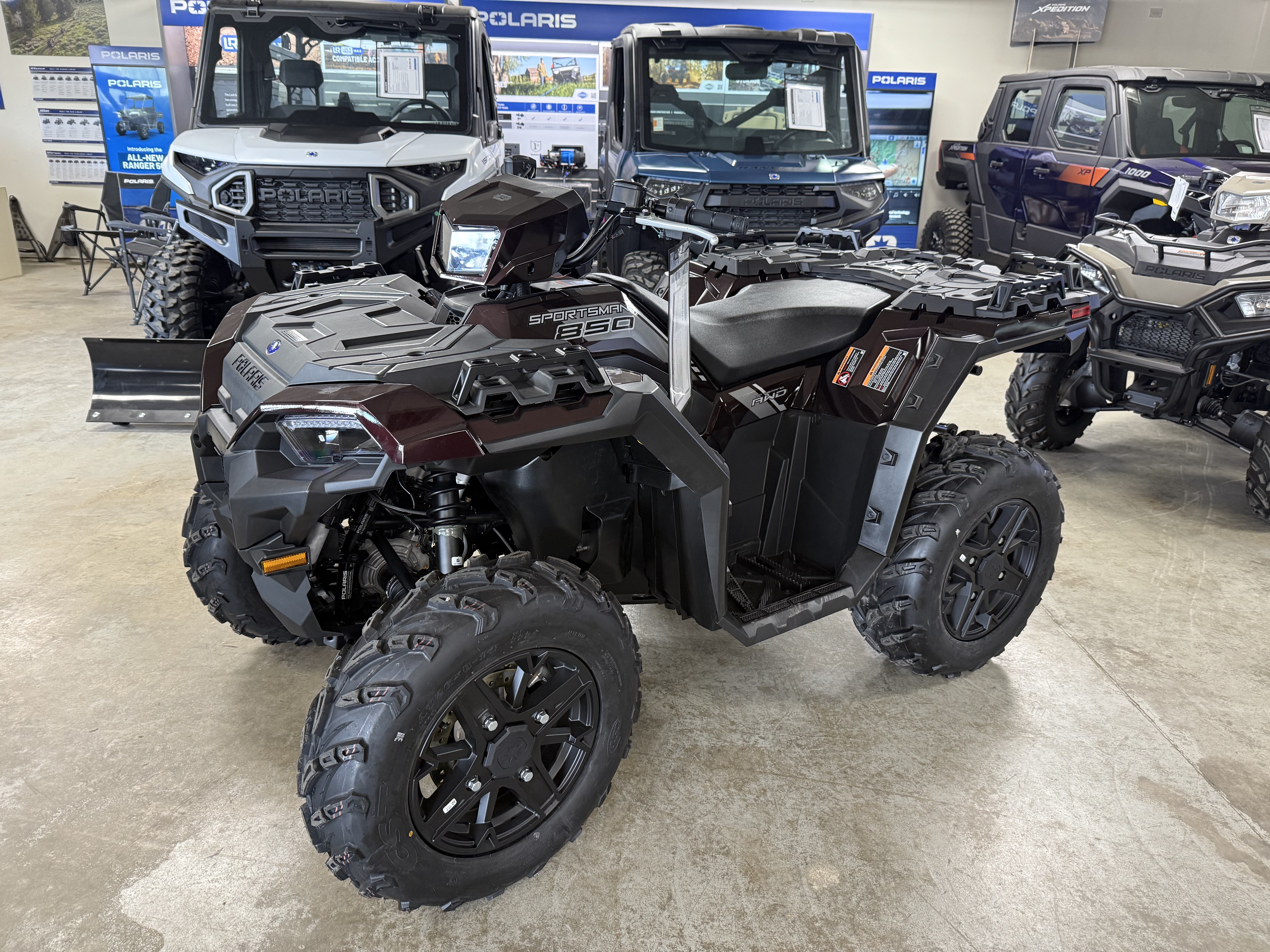 2025 Polaris SPORTSMAN 850 PREMIUM - CRIMSON METALLIC