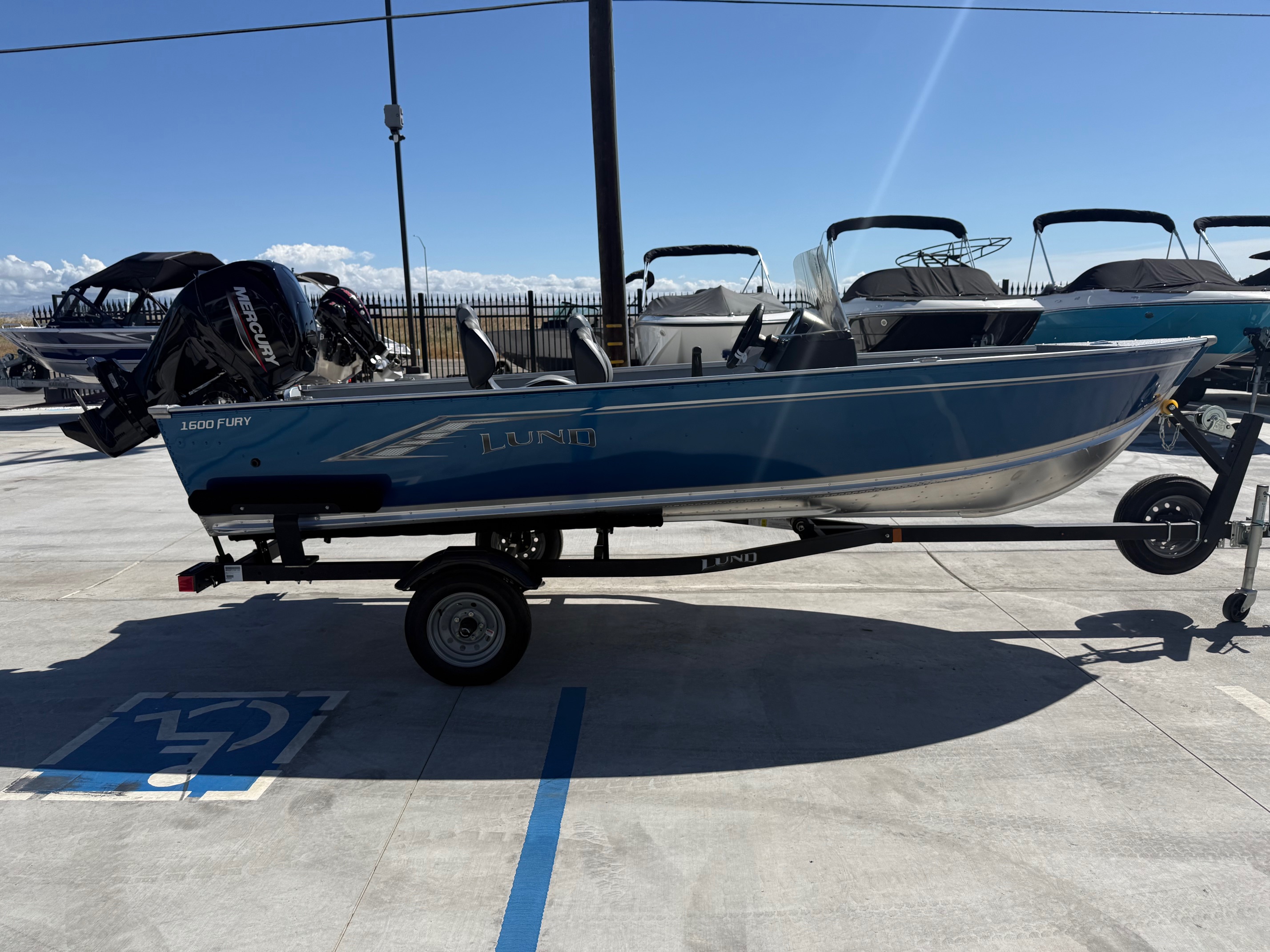 New 2026 Lund 1600 Fury SS w/ 40HP Mercury!, 93638 Madera - Boat
