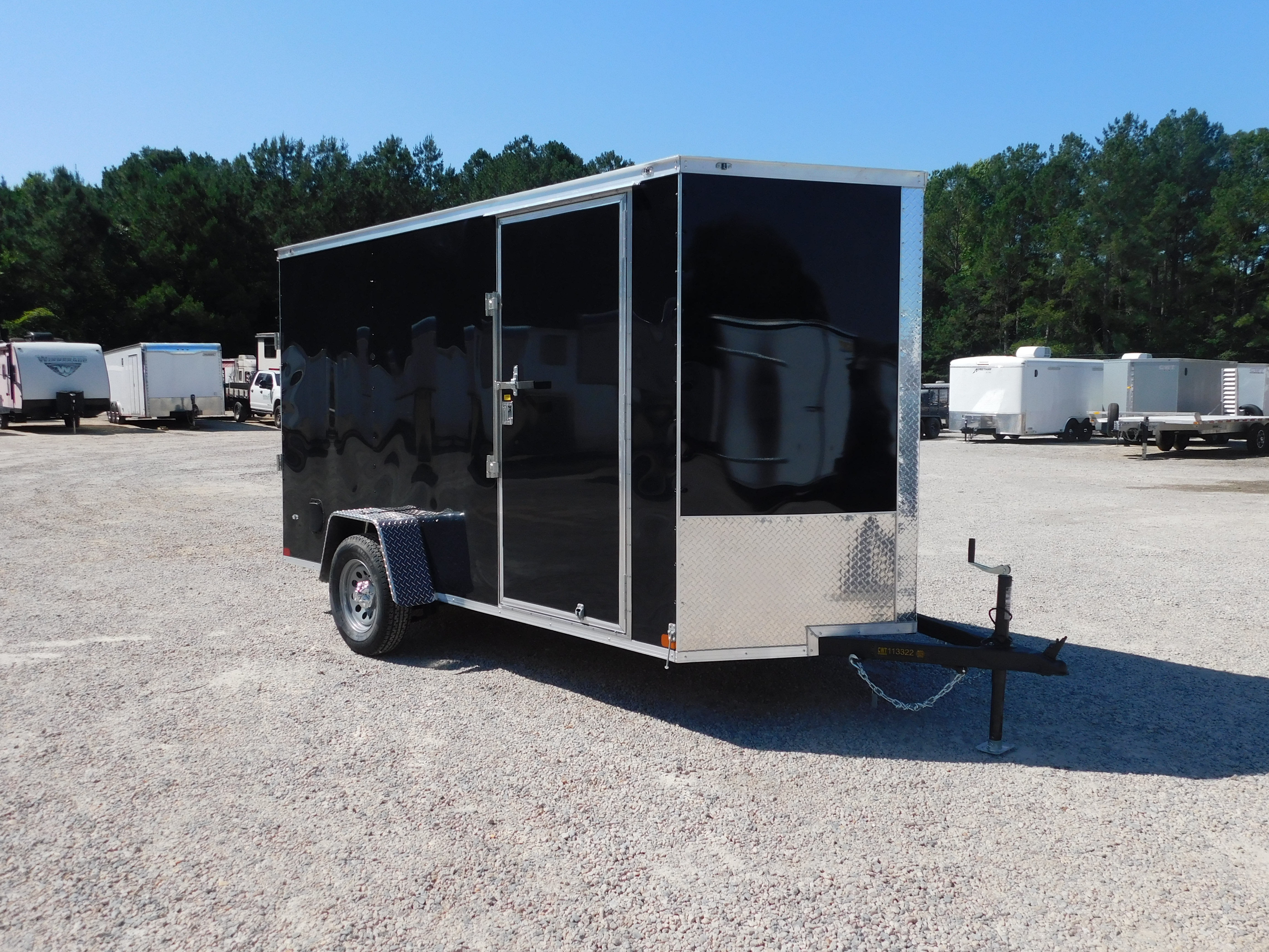 2026 Covered Wagon Trailers 6ft x 12ft Vnose