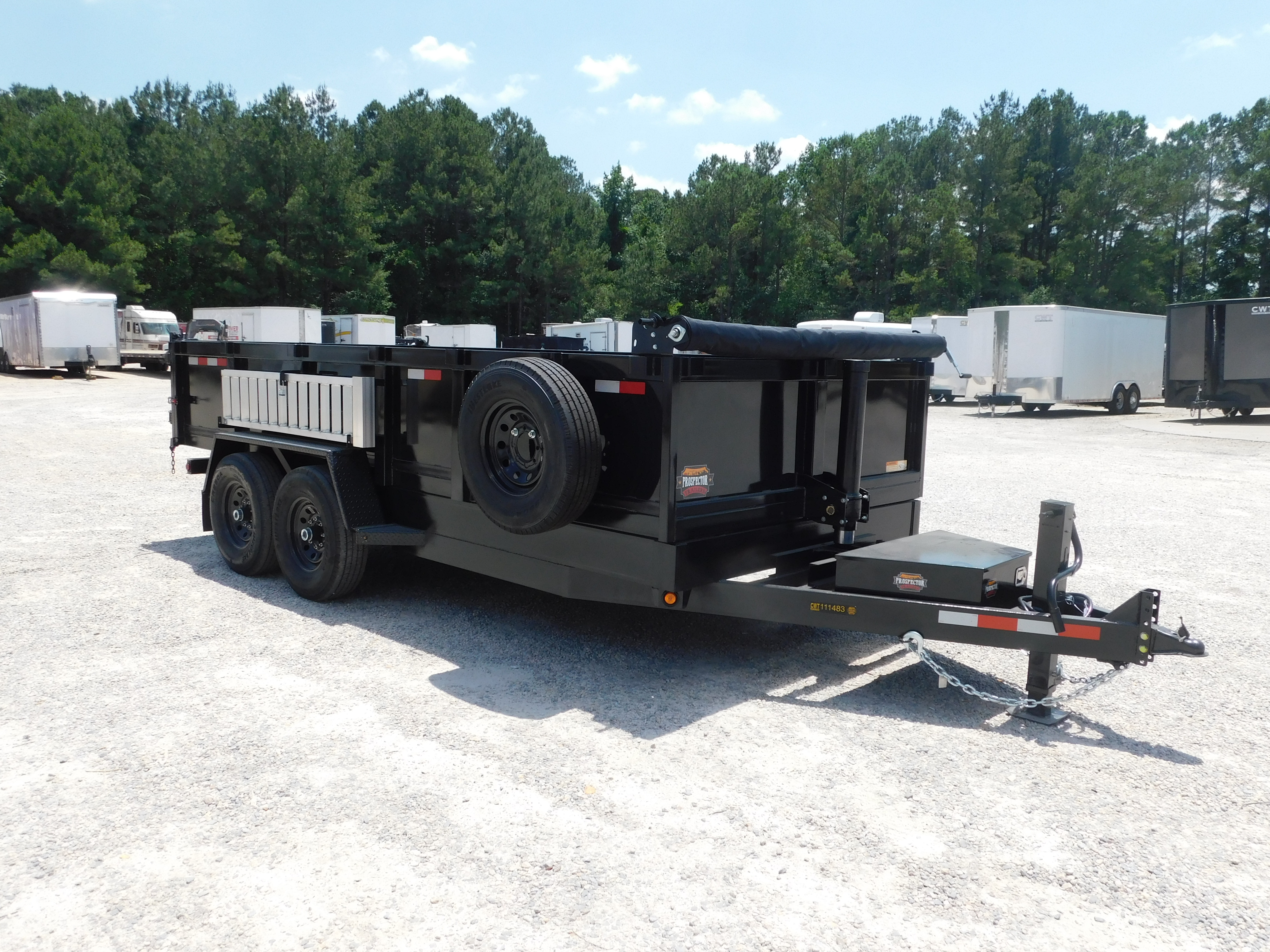2026 Covered Wagon Trailers 7ft x 16ft Telescoping