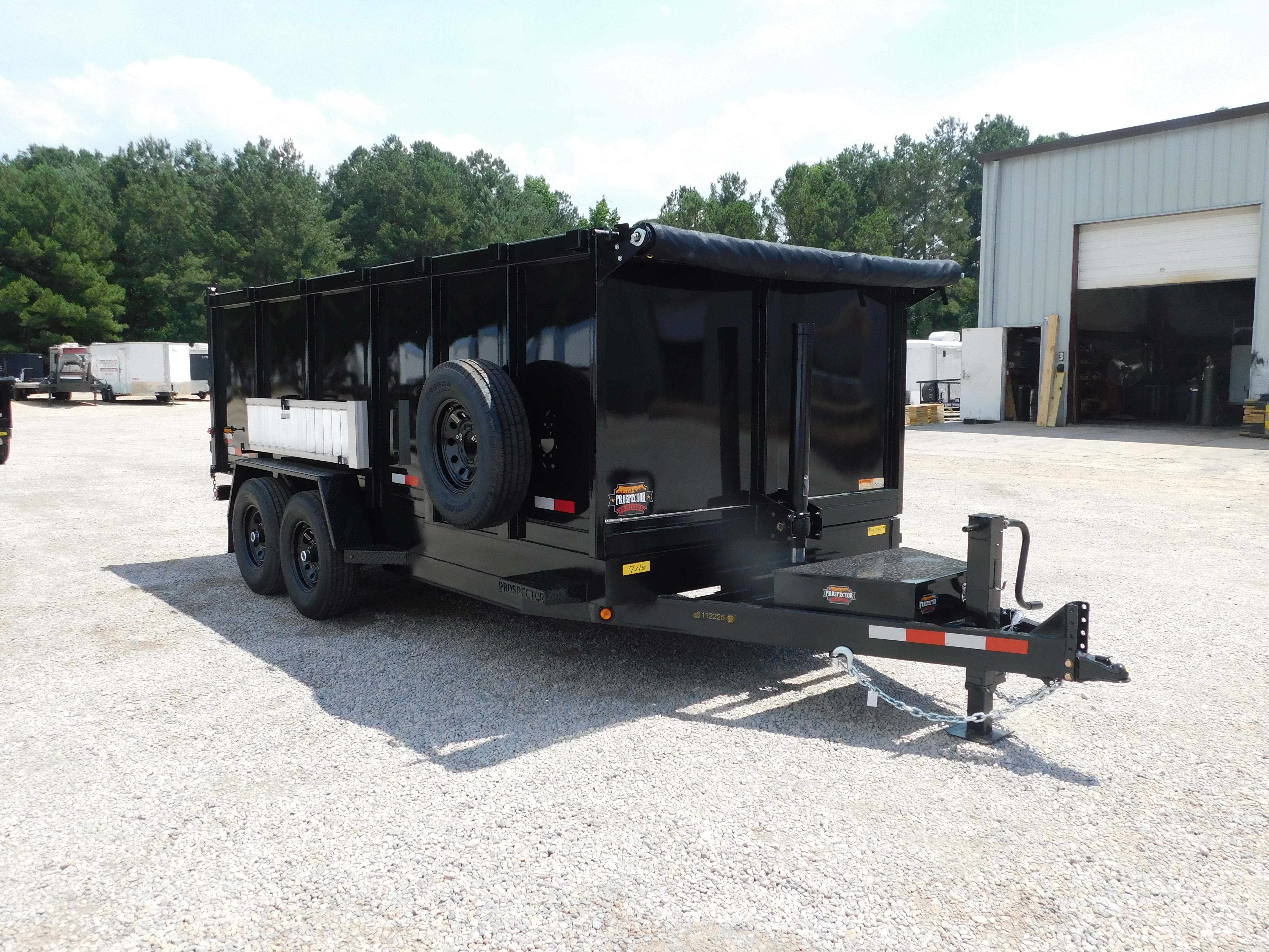2026 Covered Wagon Trailers 7ft x 16ft Telescoping