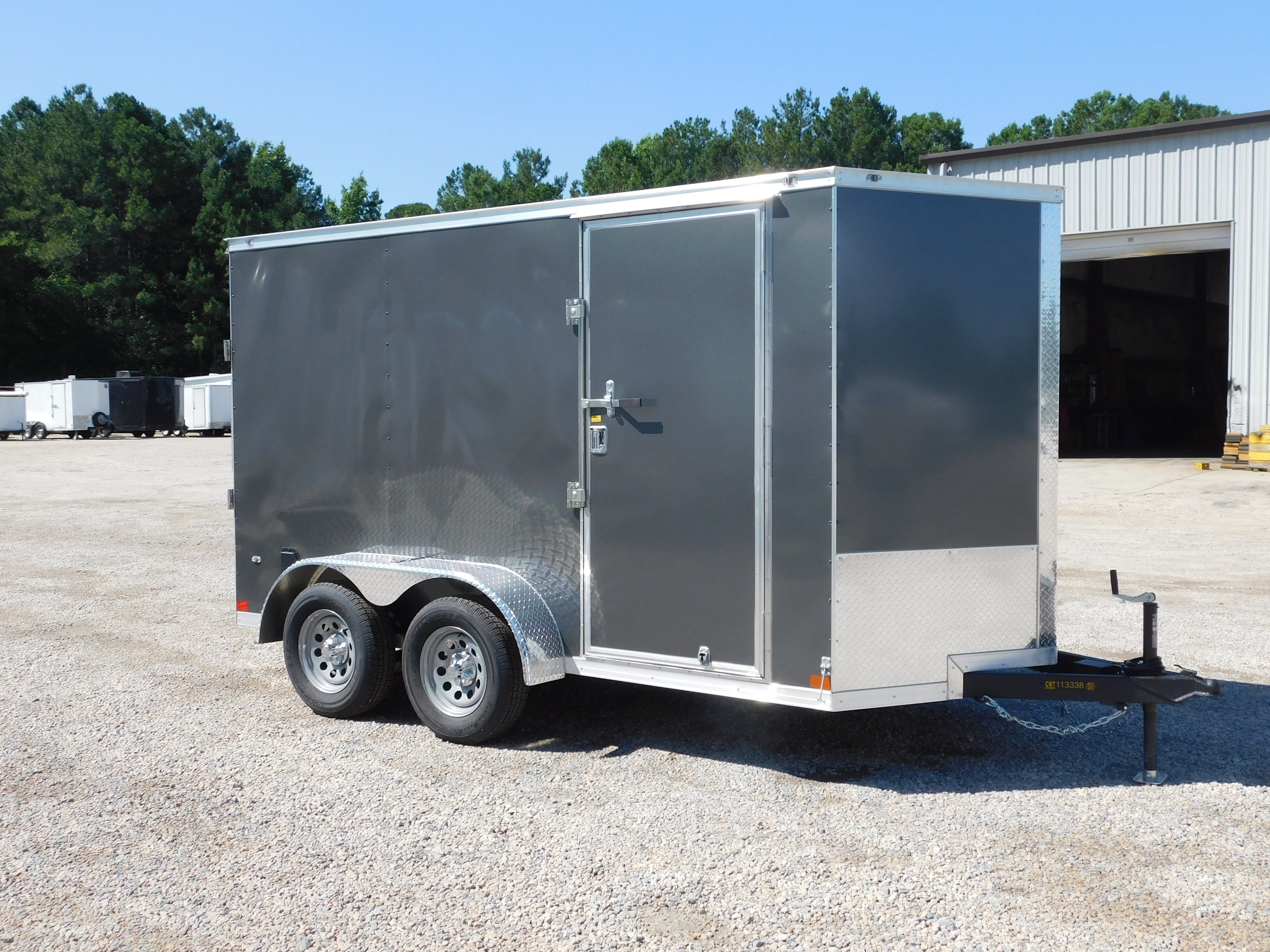 2026 Covered Wagon Trailers 6ft x 12ft Tandem Vnose