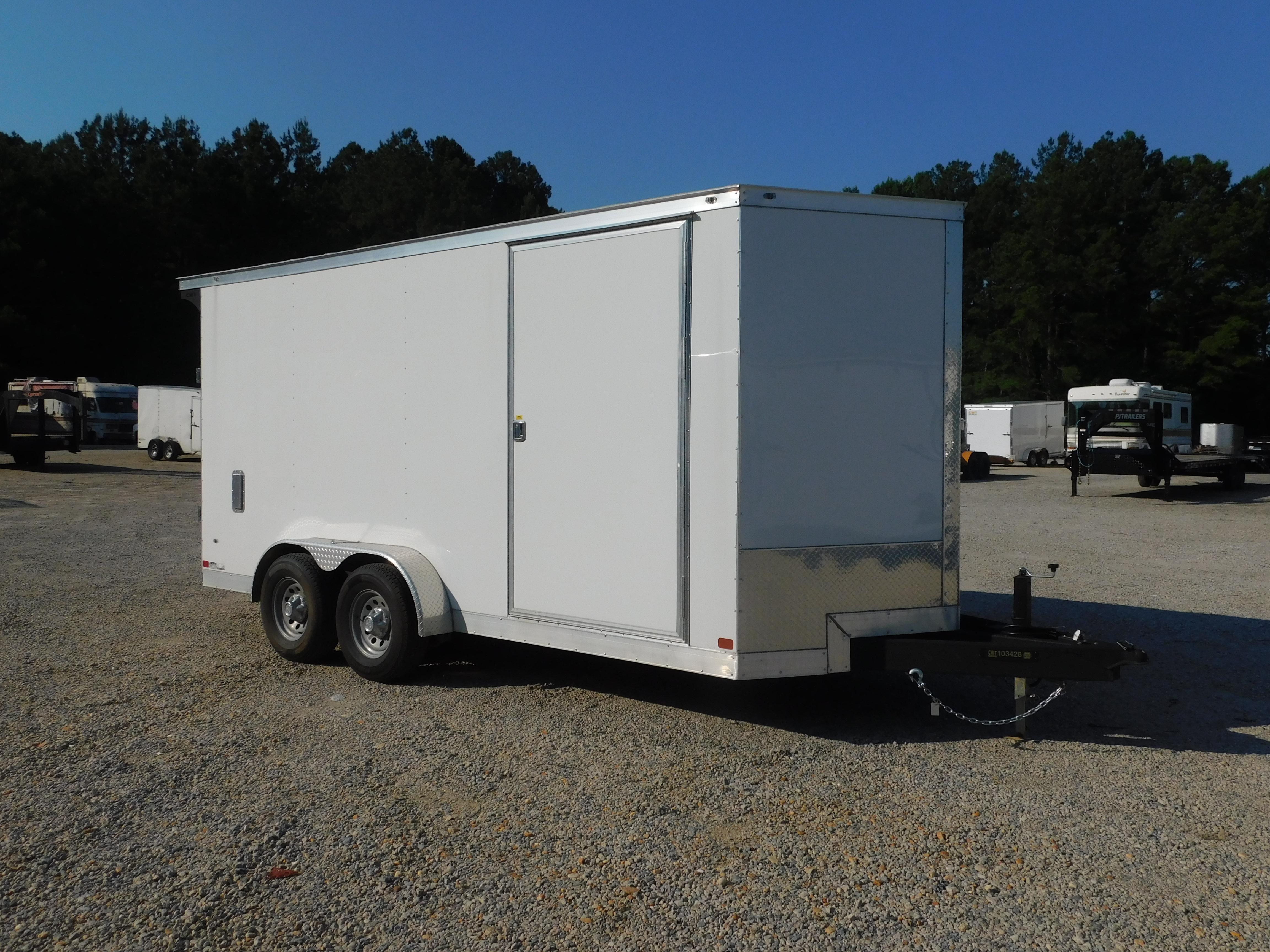 2025 Covered Wagon Trailers 7ft x 16ft Vnose