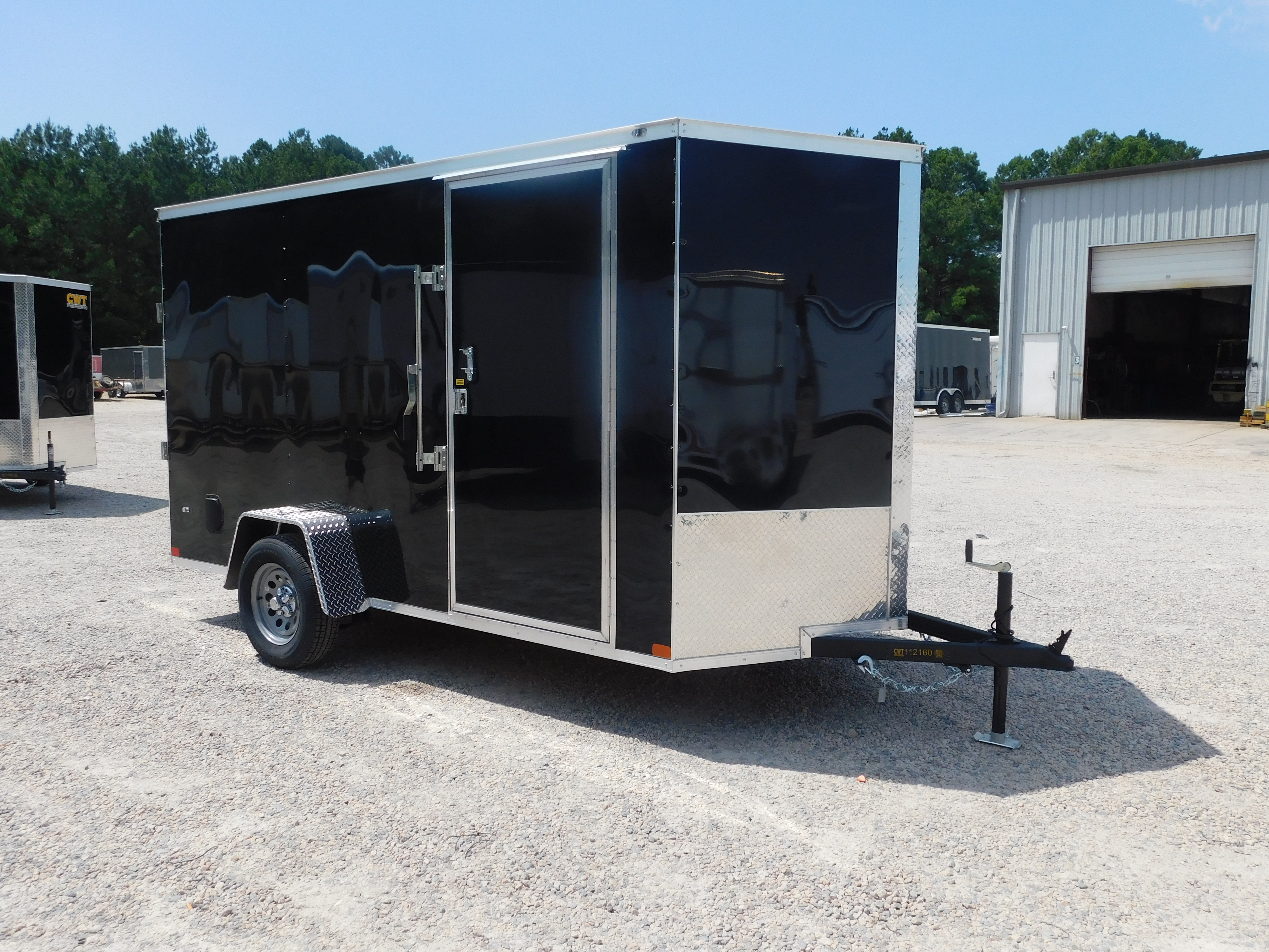 2026 Covered Wagon Trailers 6ft x 12ft Vnose
