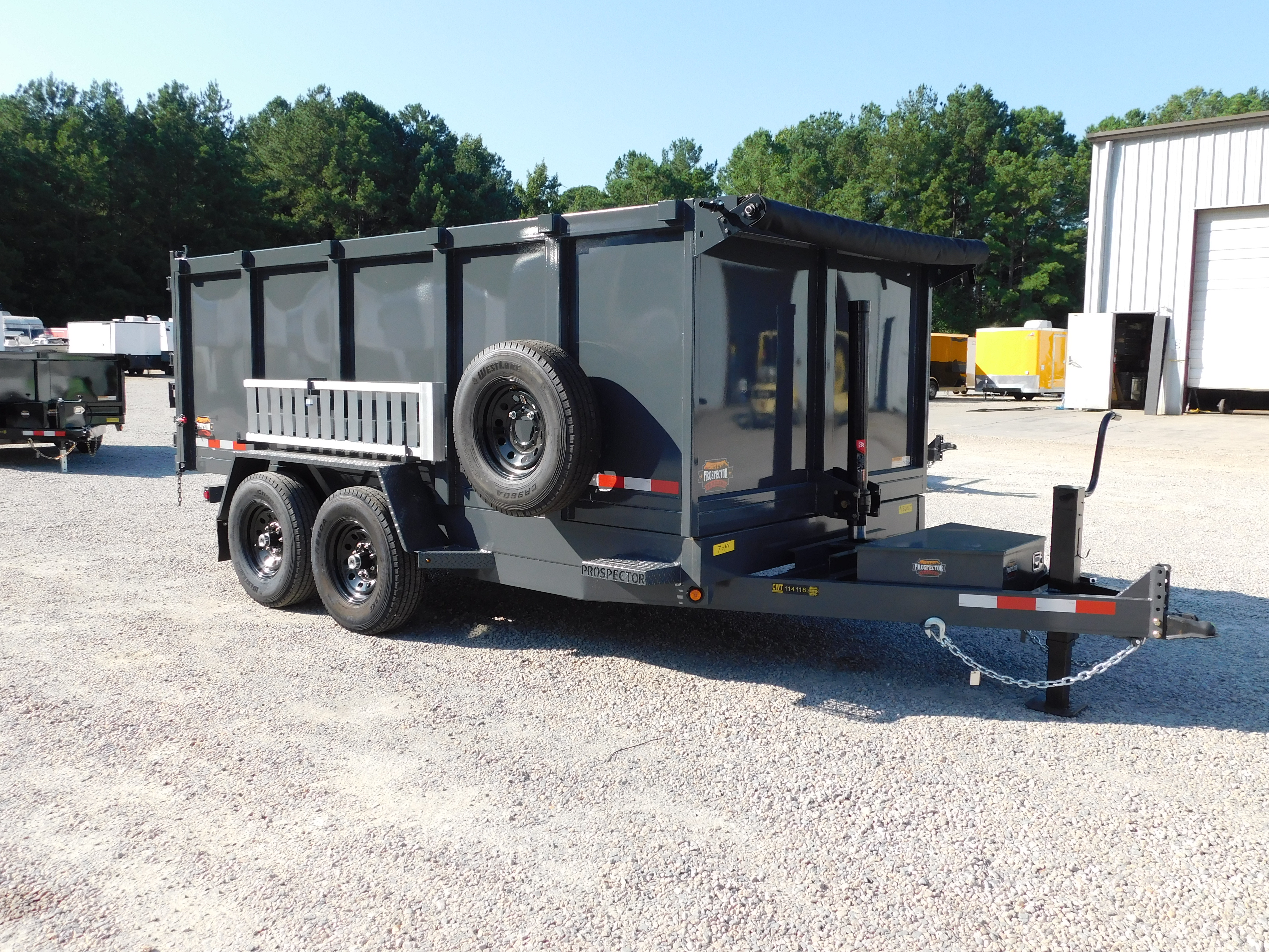 2027 Covered Wagon Trailers 7ft x 16ft Telescoping