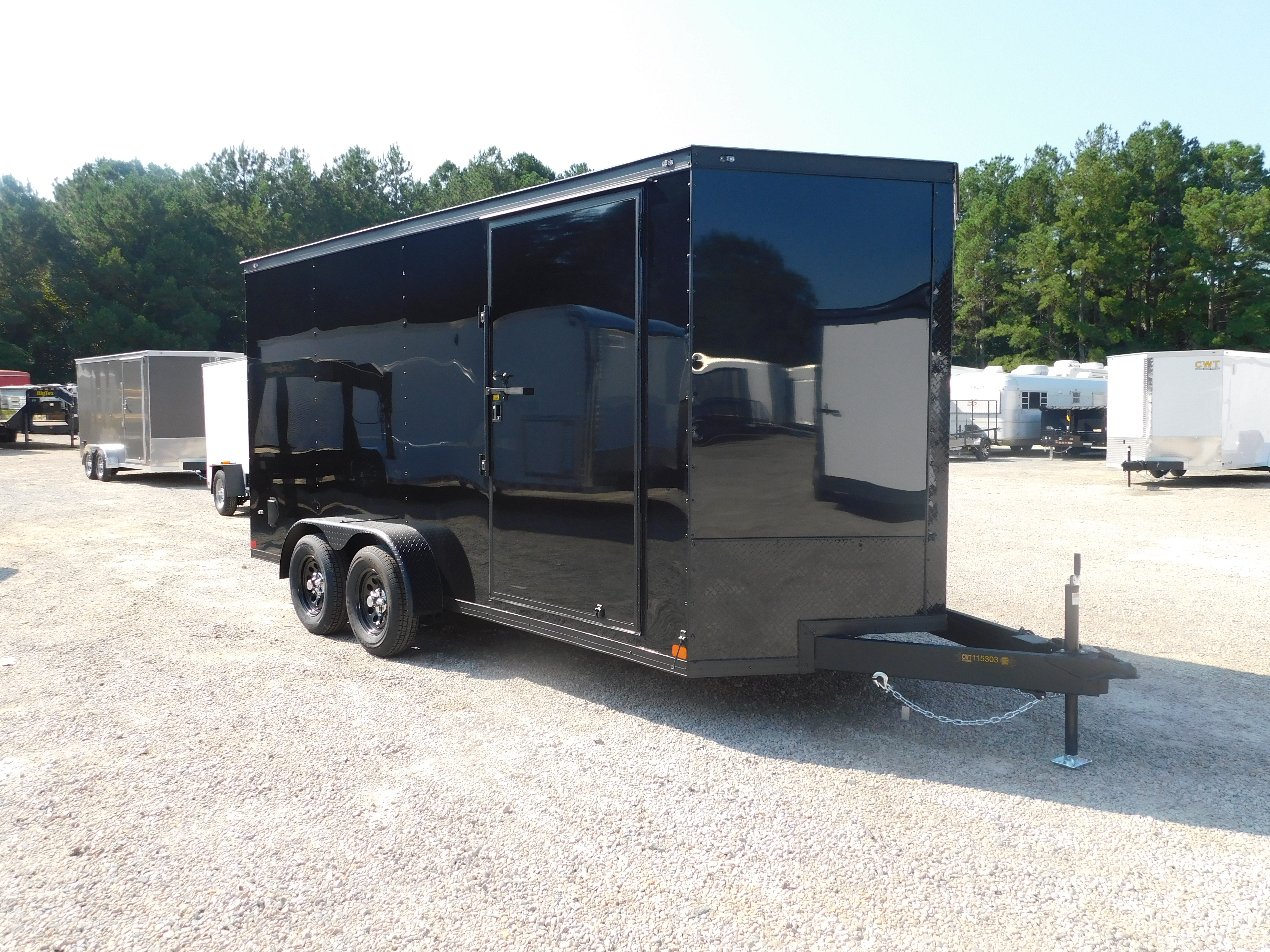 2027 Covered Wagon Trailers 7ft x 16ft Vnose