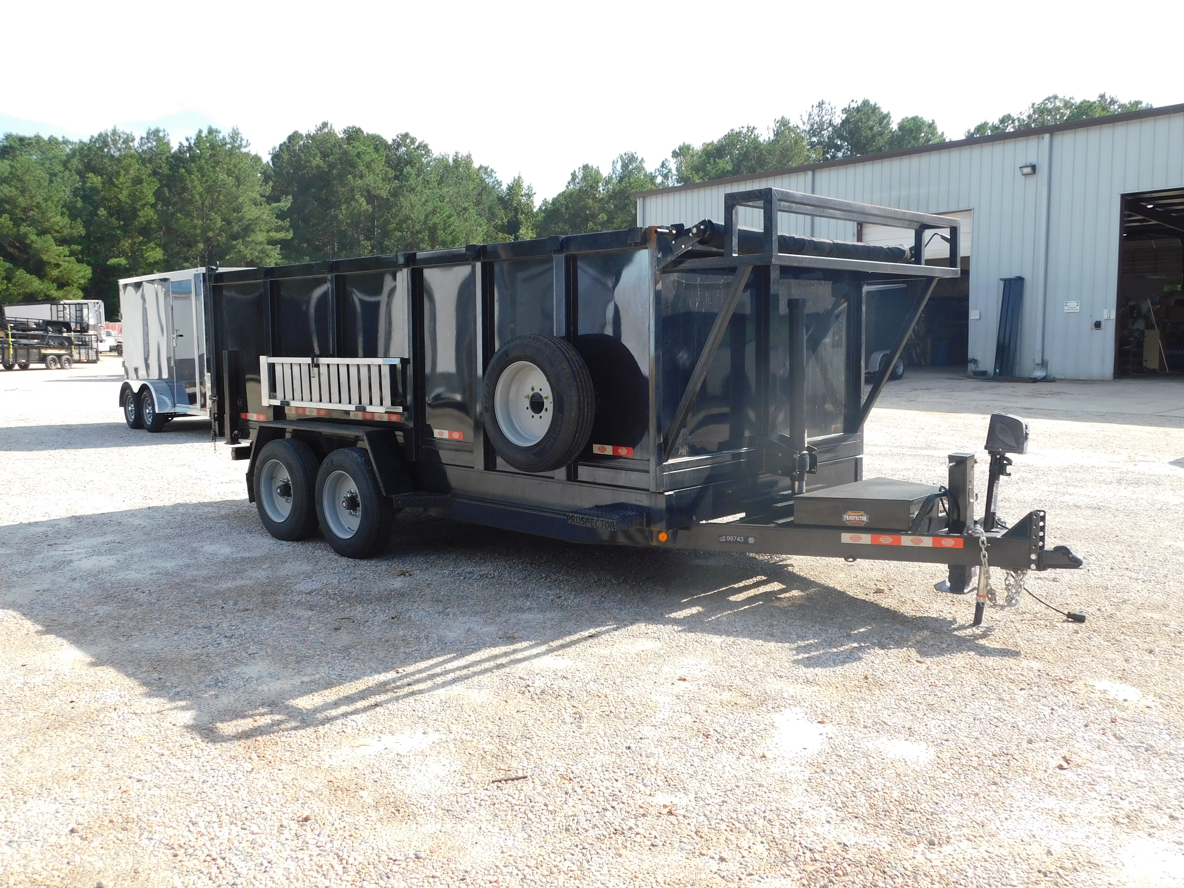 2025 Covered Wagon Trailers 7ft x 16ft Telescoping