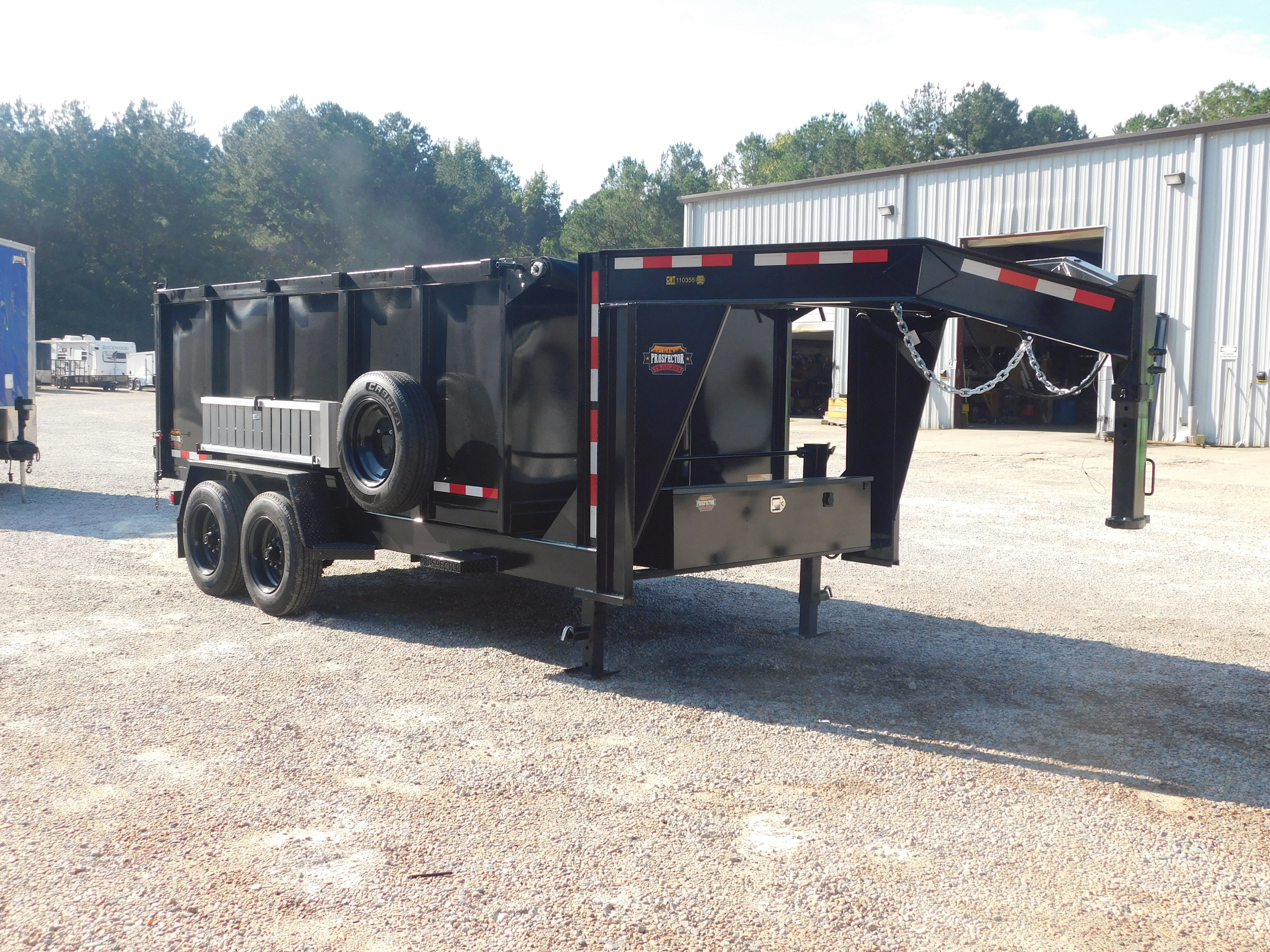 2027 Covered Wagon Trailers 7ft x 14ft Gooseneck Telescoping