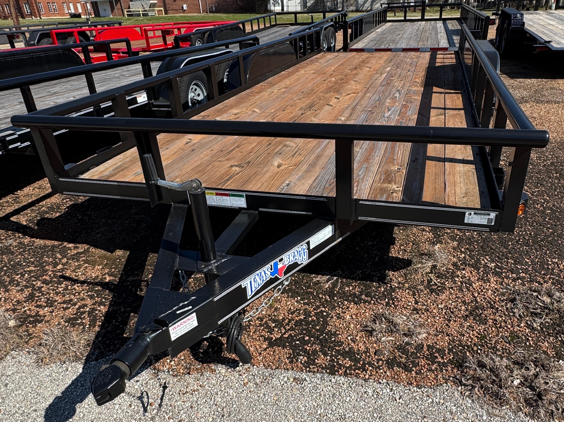 2023 Texas Bragg 18' x 83" tandem axle Utility Trailer
