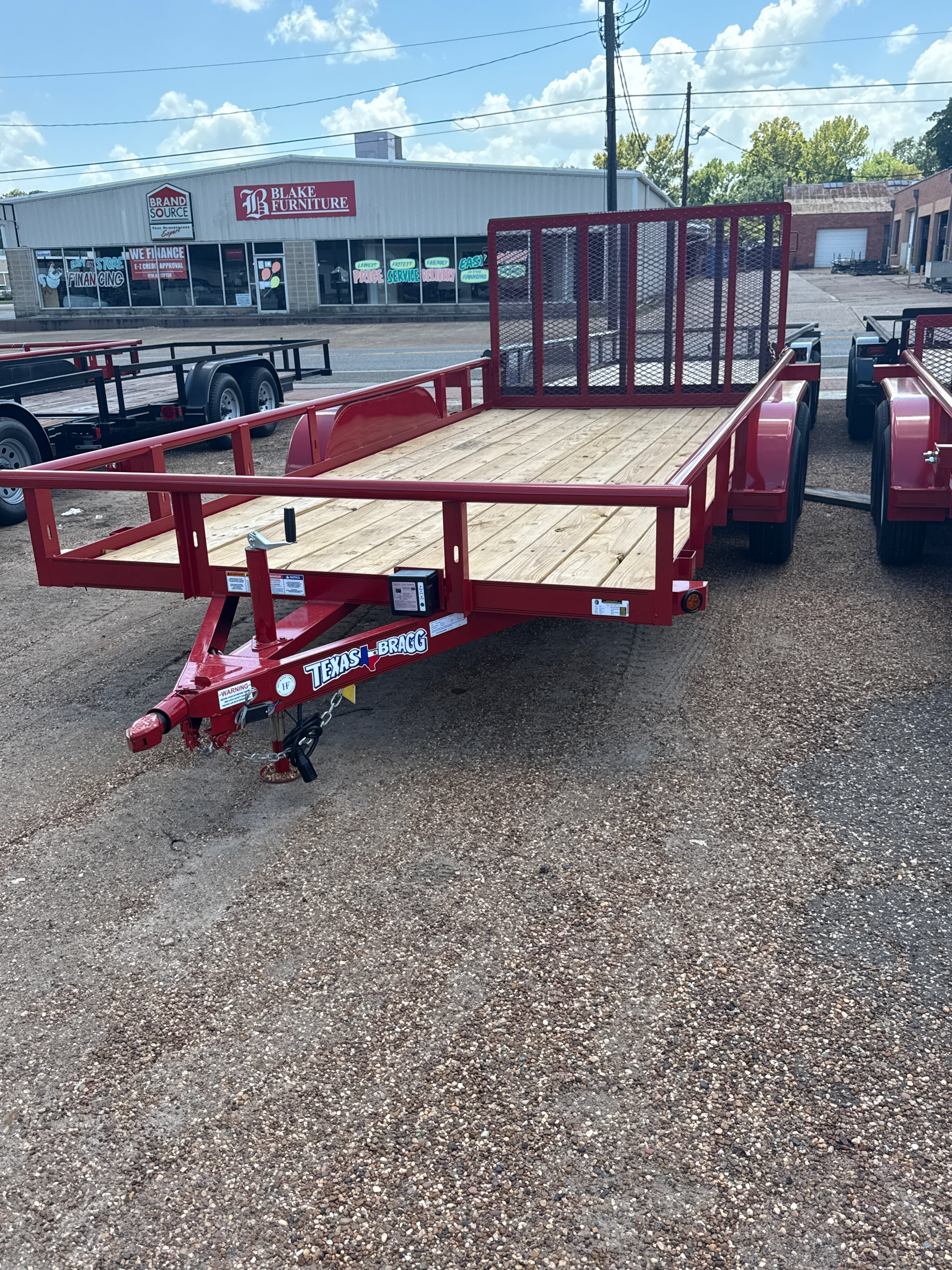 2025 Texas Bragg 16 PIPE 4' GATE - BRAKES