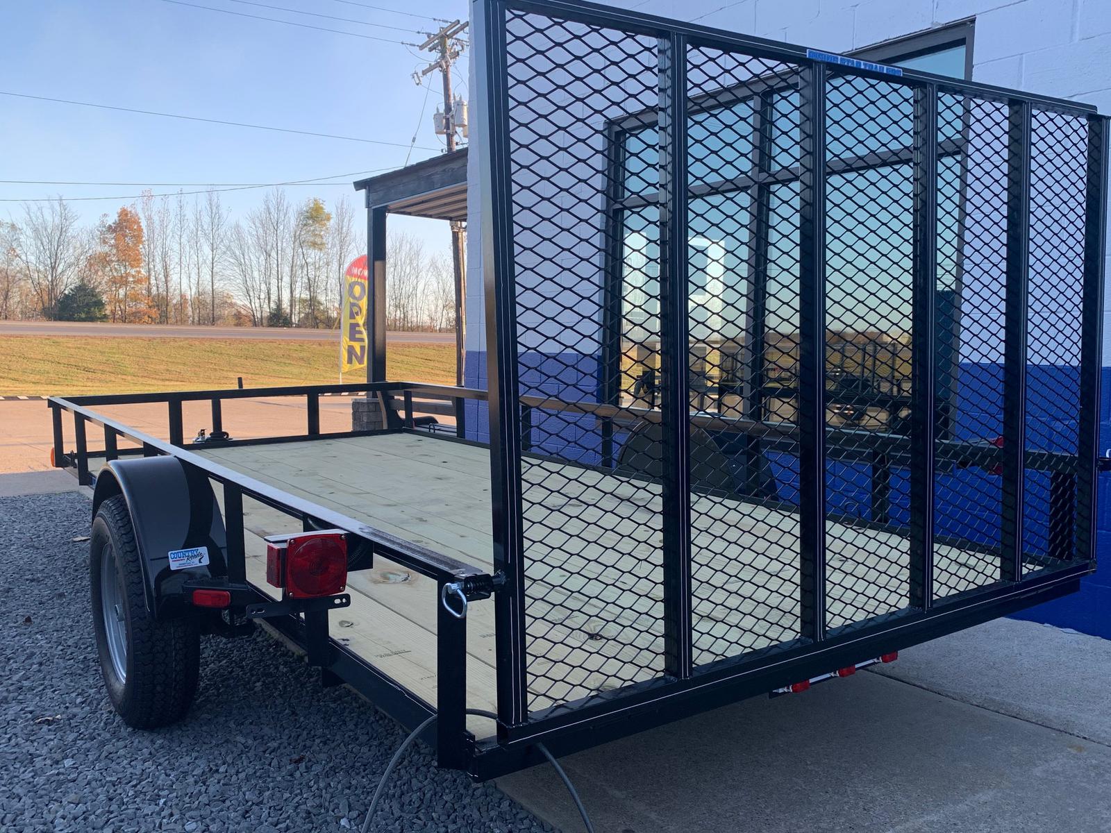 2020 Rising Star Trailers 6 X 14 Single Axle Flat Utility Trailer w