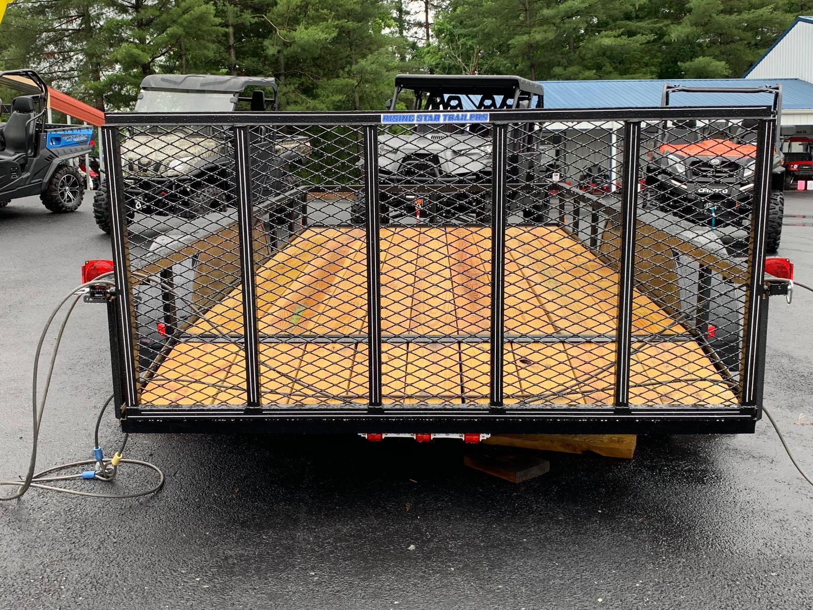 2020 Rising Star Trailers 6 X 14 Ft Tandem Axle Utility Trailer for