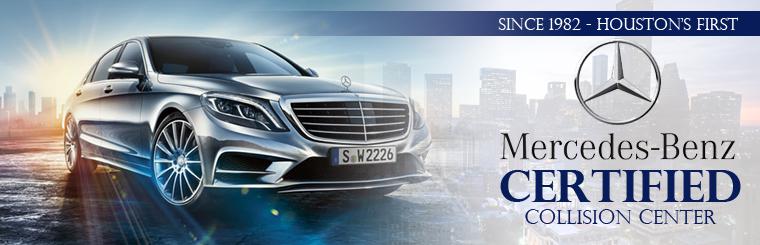 Houston's #1 Mercedes-Benz Certified Collision Center: Contact us for details.