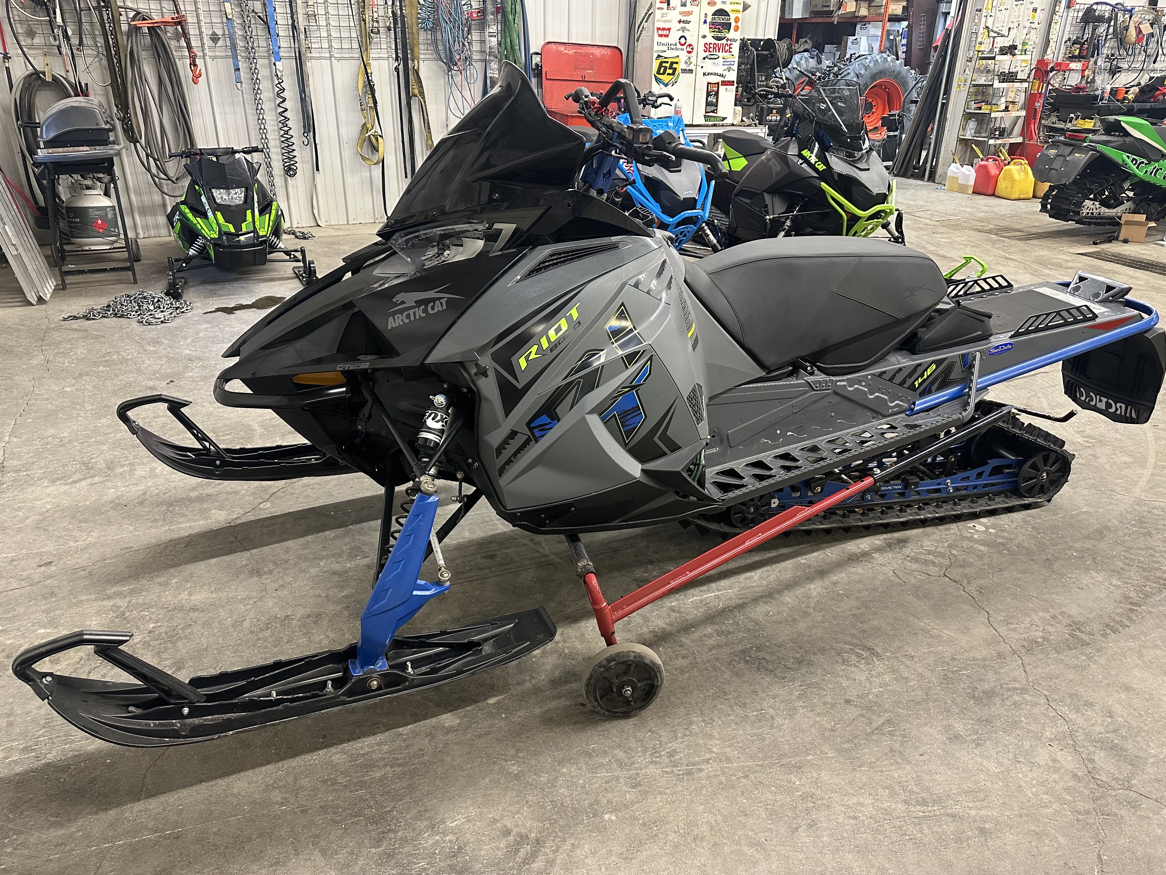 2020 Arctic Cat Riot 8000 146"/1.60" ES Charcoal/Electric Blue - Photo 3
