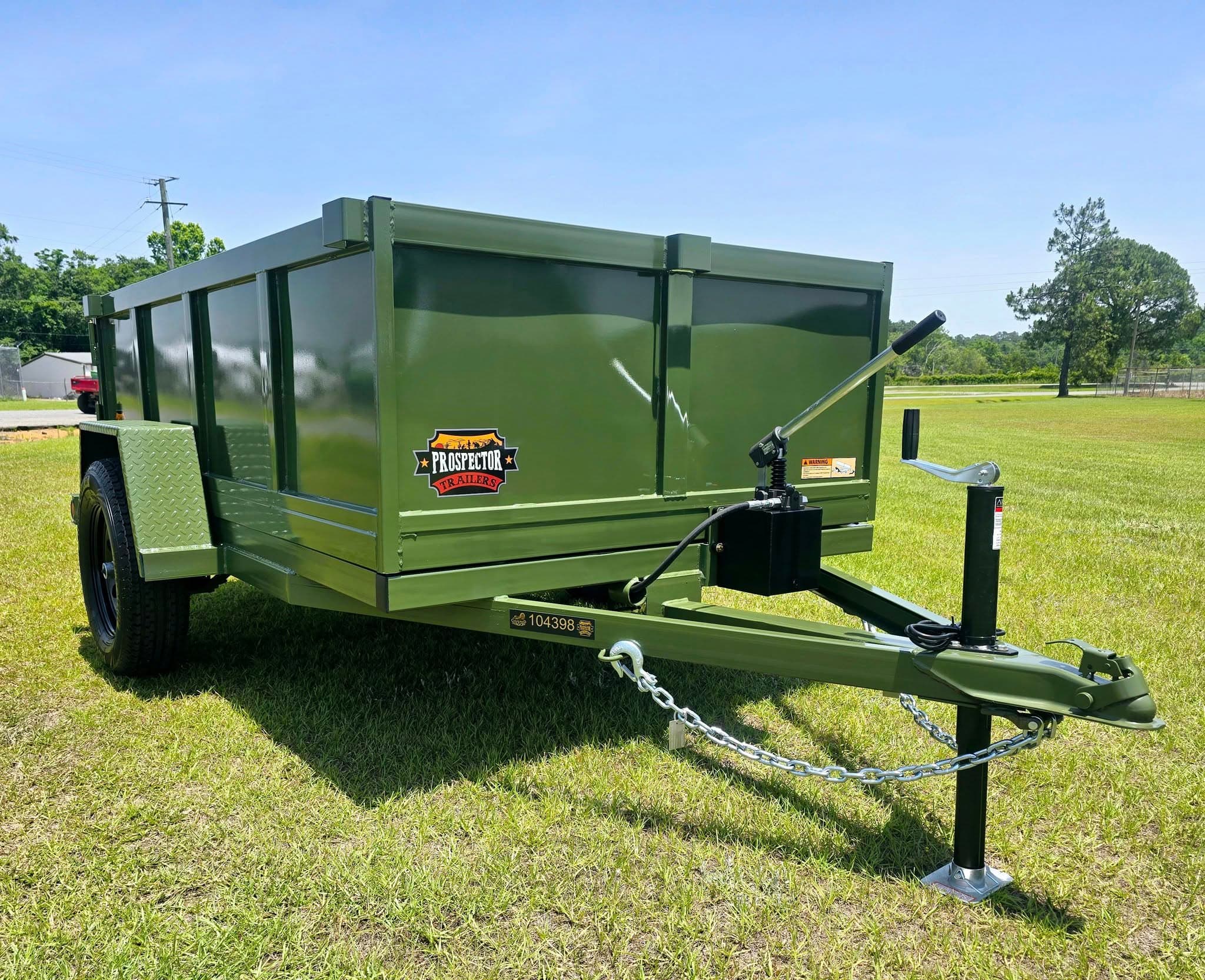 Prospector dump trailer by Covered Wagon Trailers