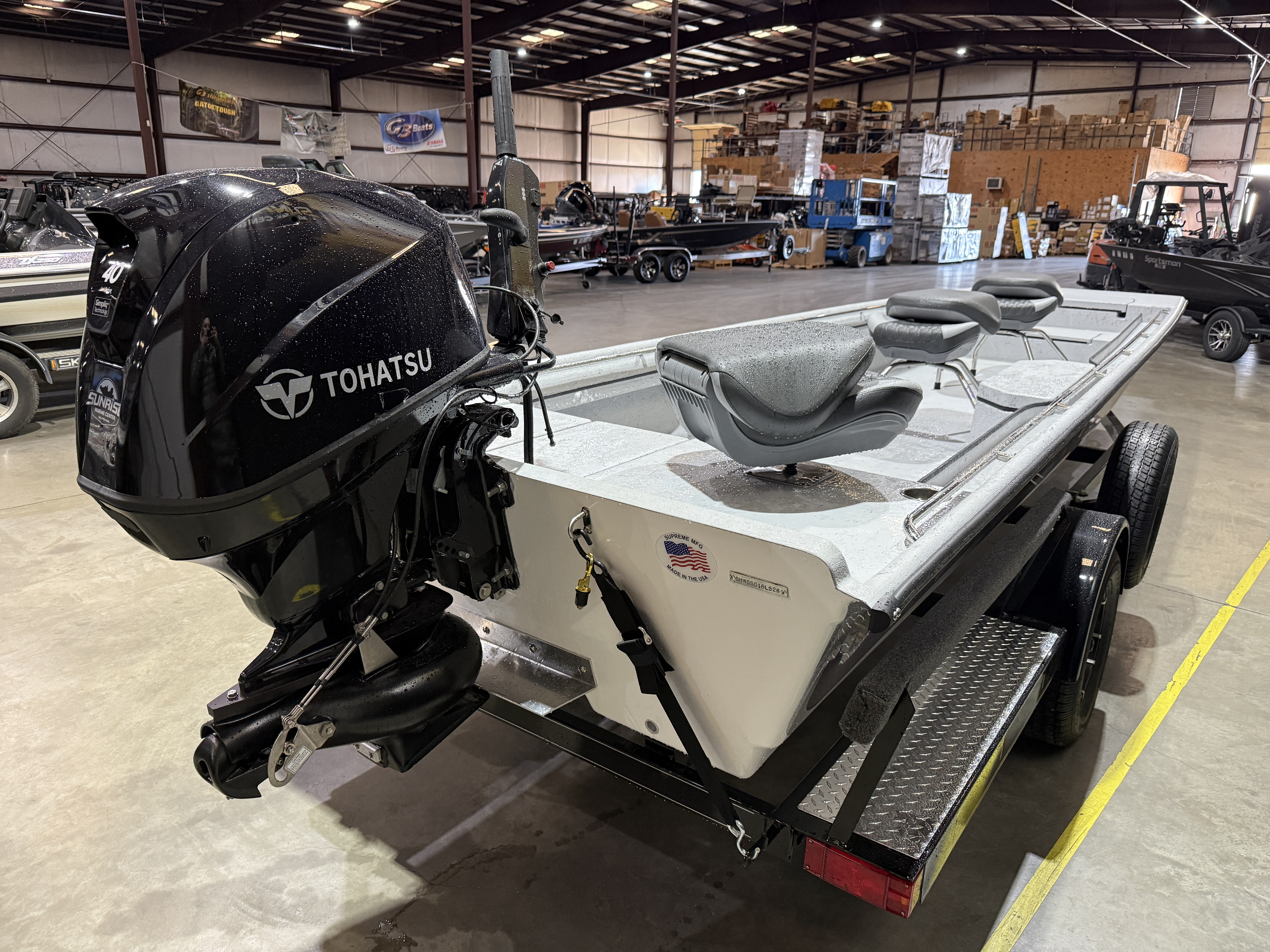2026 Supreme S52 w/Tohatsu 40 Jet for Sale | Sunrise Marine Center