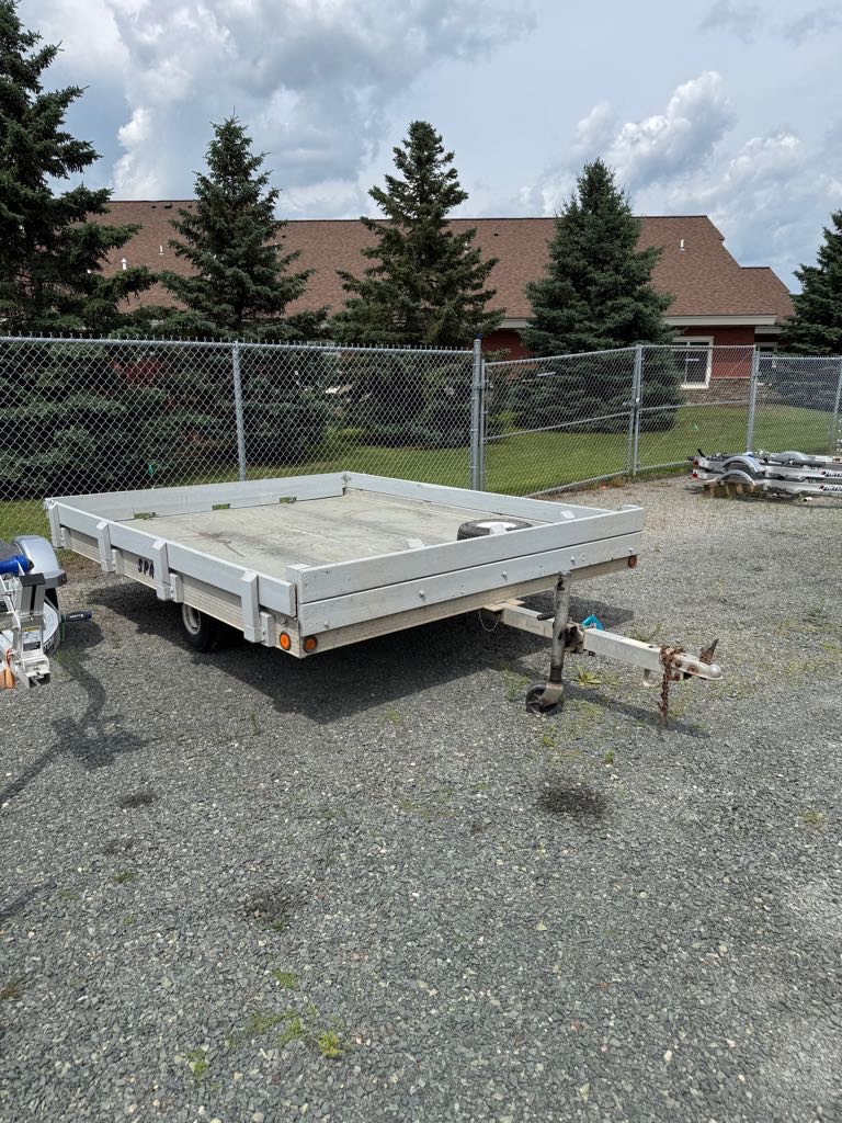 1997 Spartan 8' X 10' Tilt Trailer with Side Boards