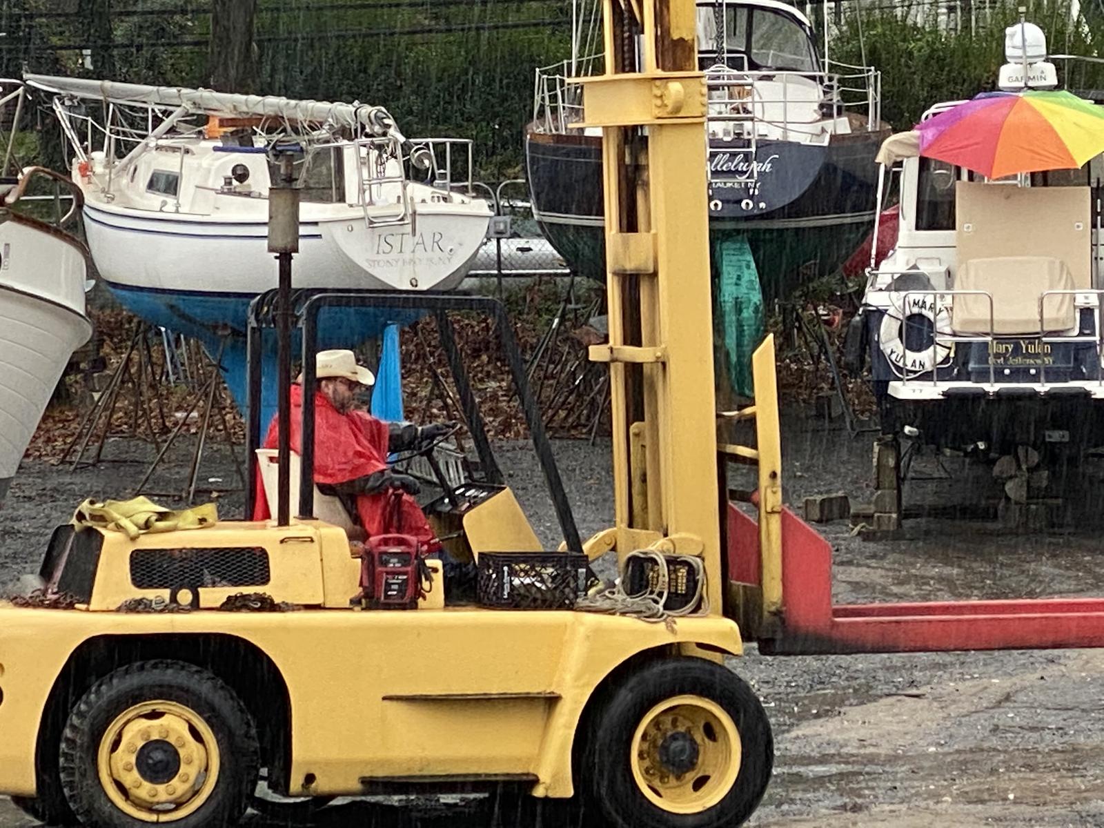 Our Crew at Work Harborside Marine, Inc. at The Boat Place, Inc. Port
