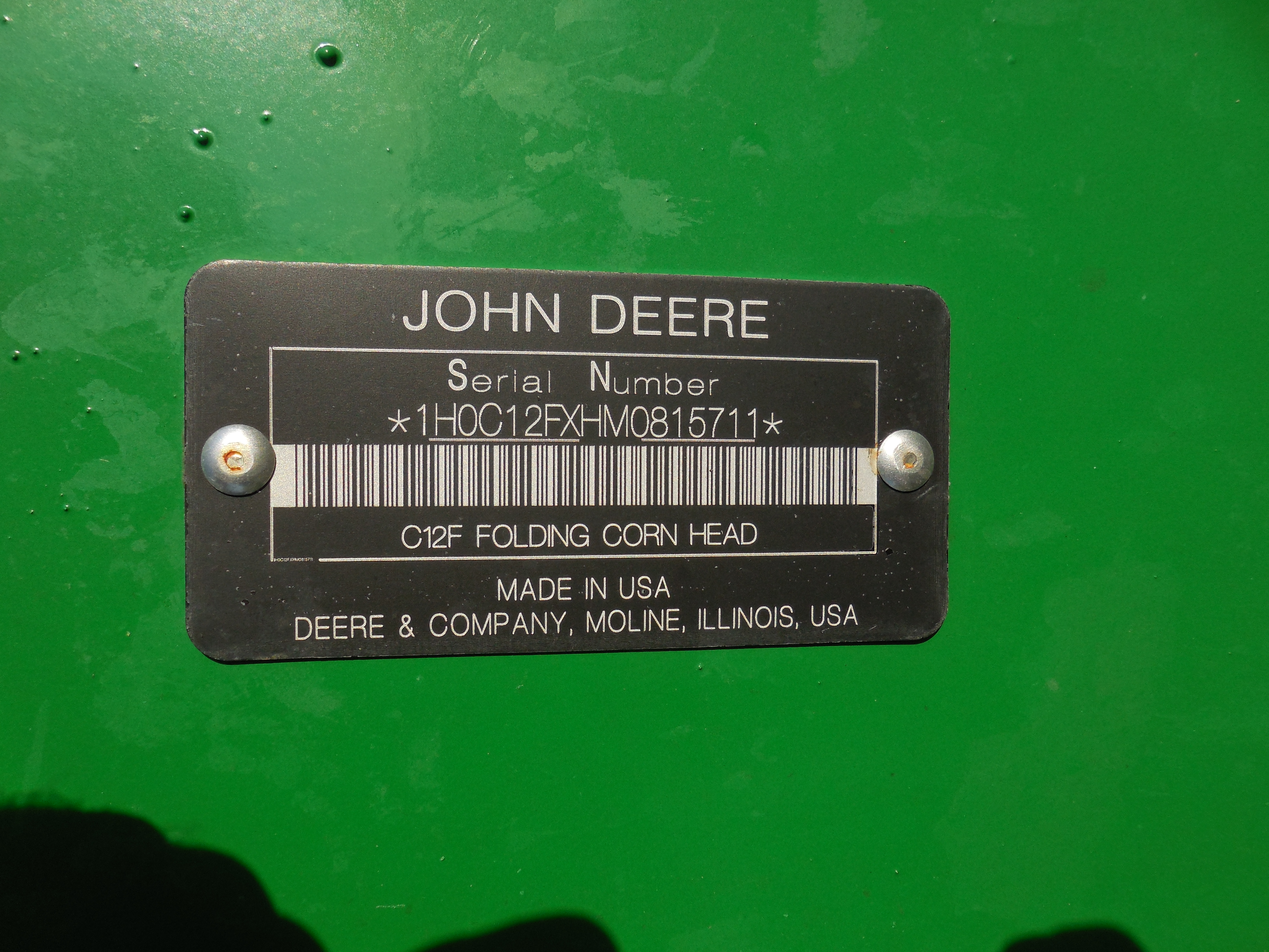 2021 John Deere C12F - Photo 13