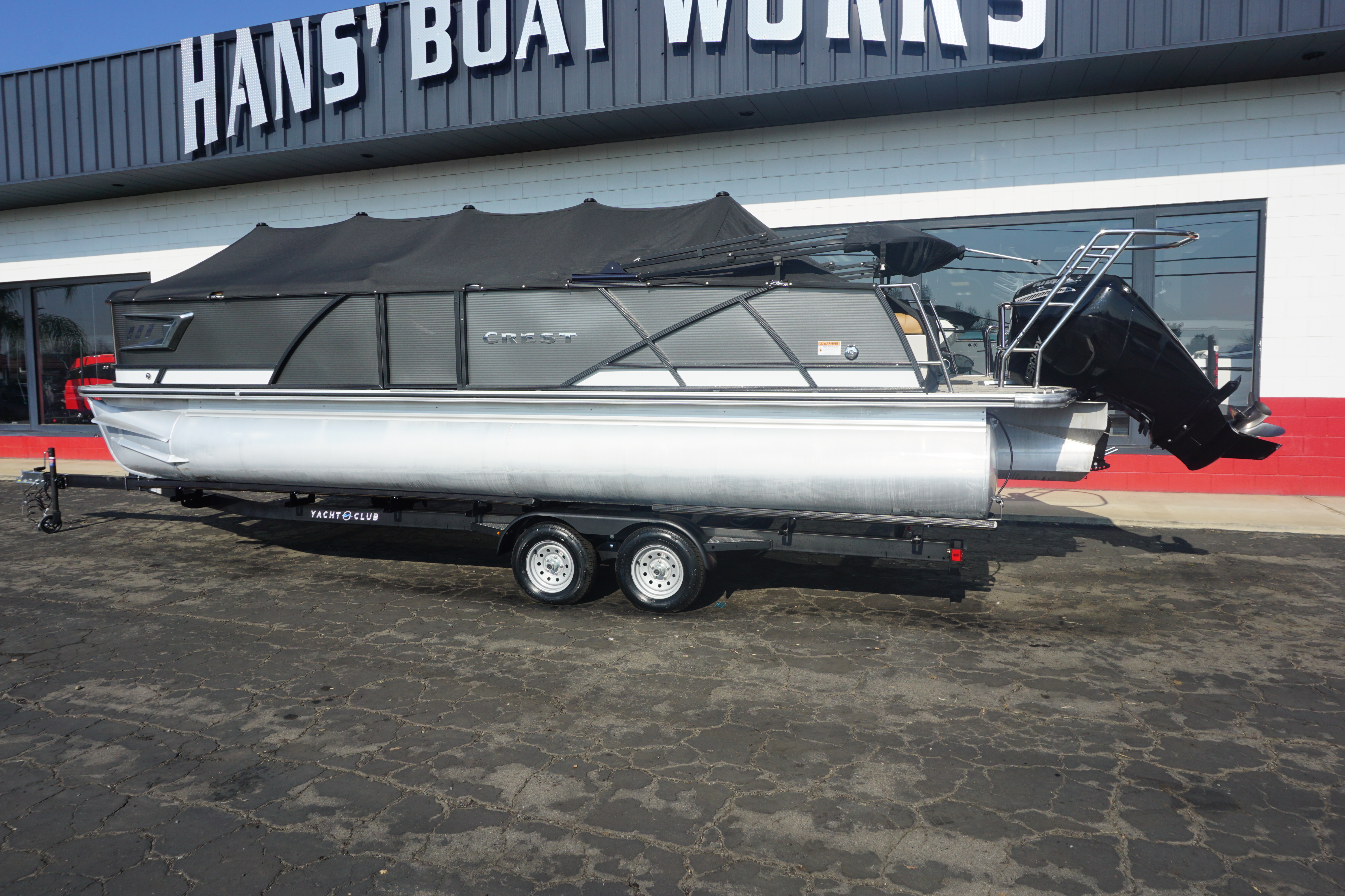 New Inventory from Crest Pontoons Hans Boat Works Inc. Visalia, CA