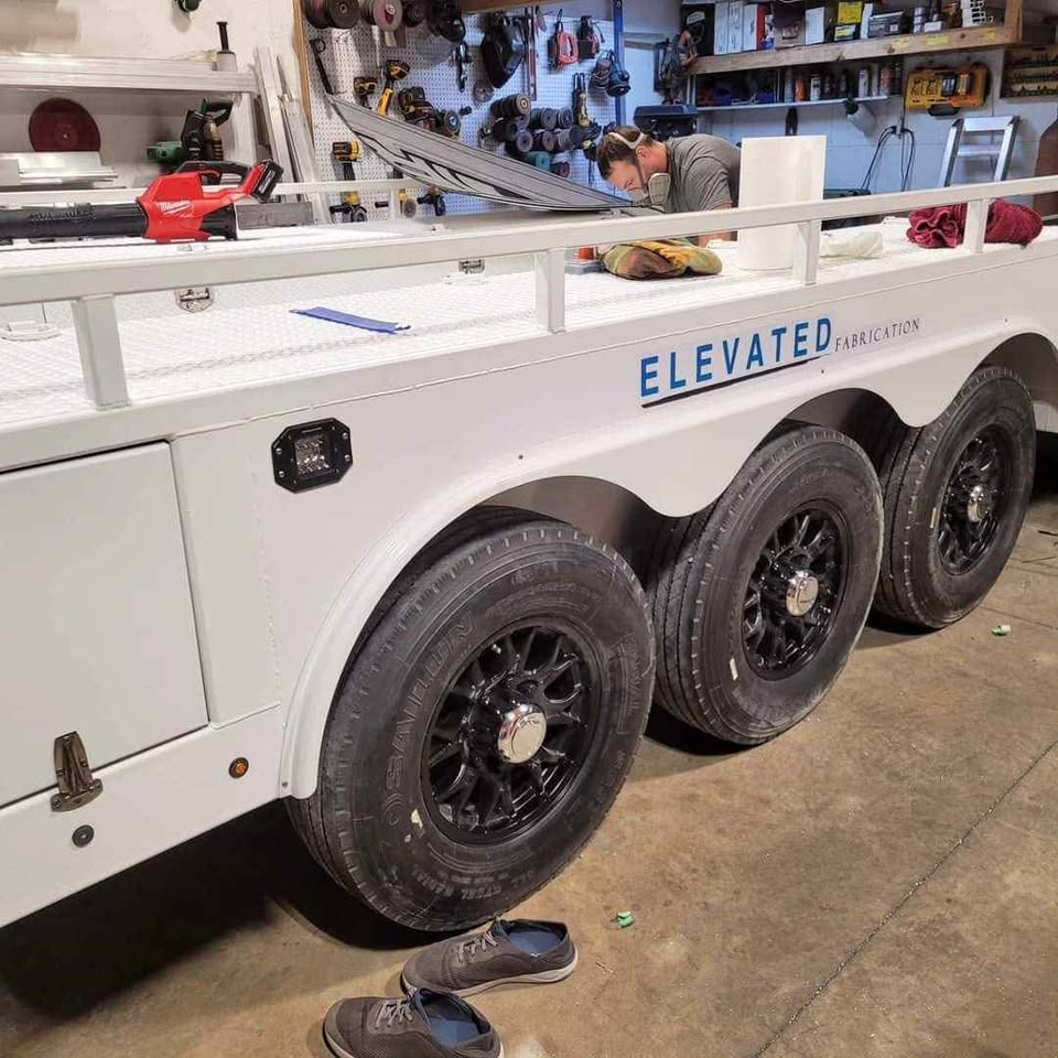 2025 ELEVATION FAB Tri Axel Race Trailer - Photo 5