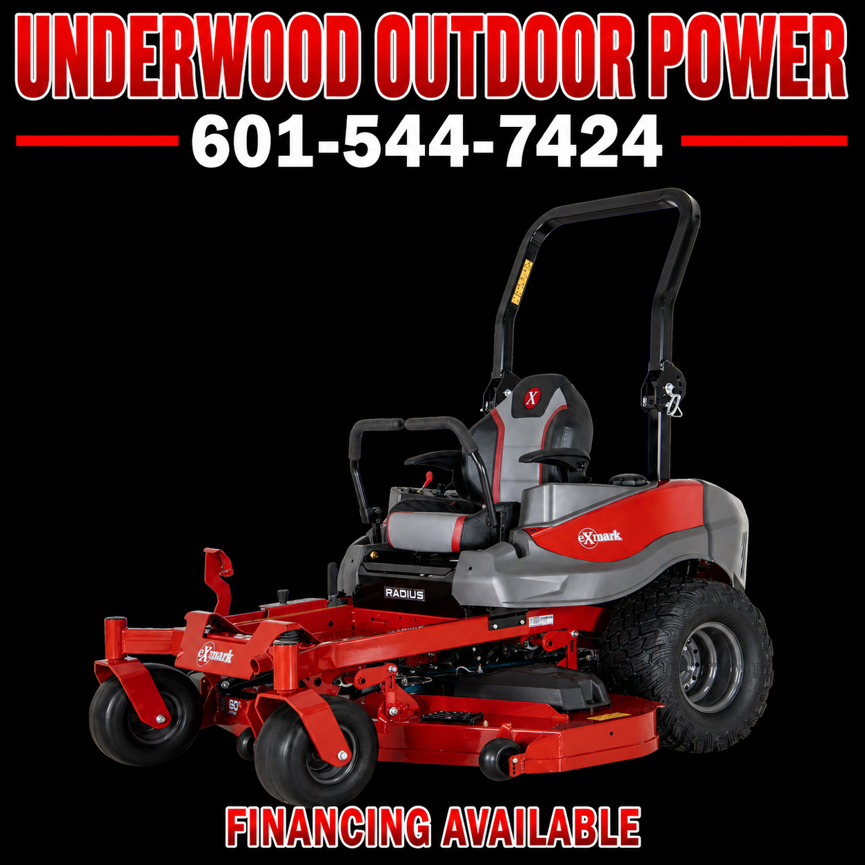 Inventory from Exmark Underwood Outdoor Power Hattiesburg, MS 601