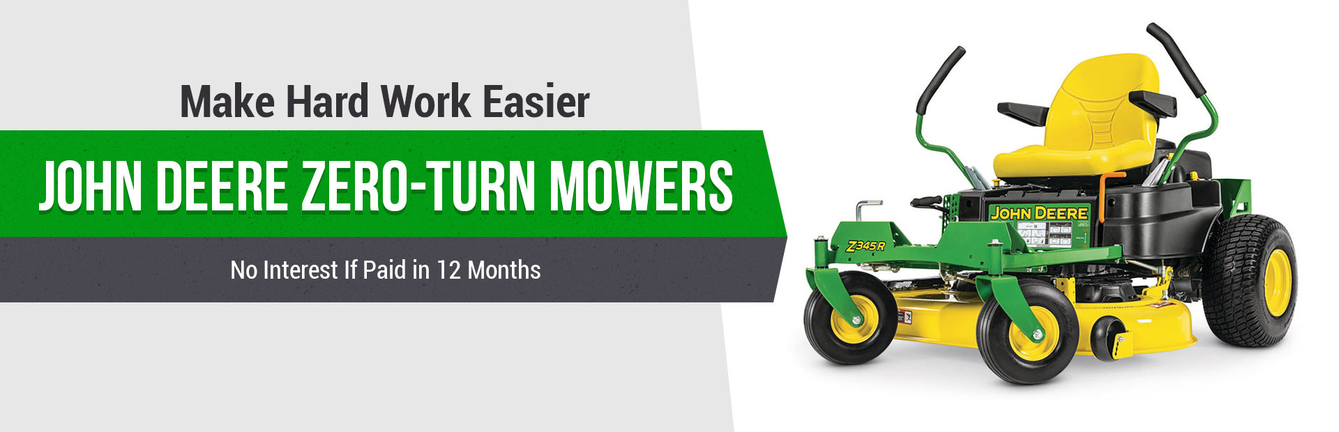 Sales and service of John Deere, Ariens, Stihl, Land Pride, Kuhn and