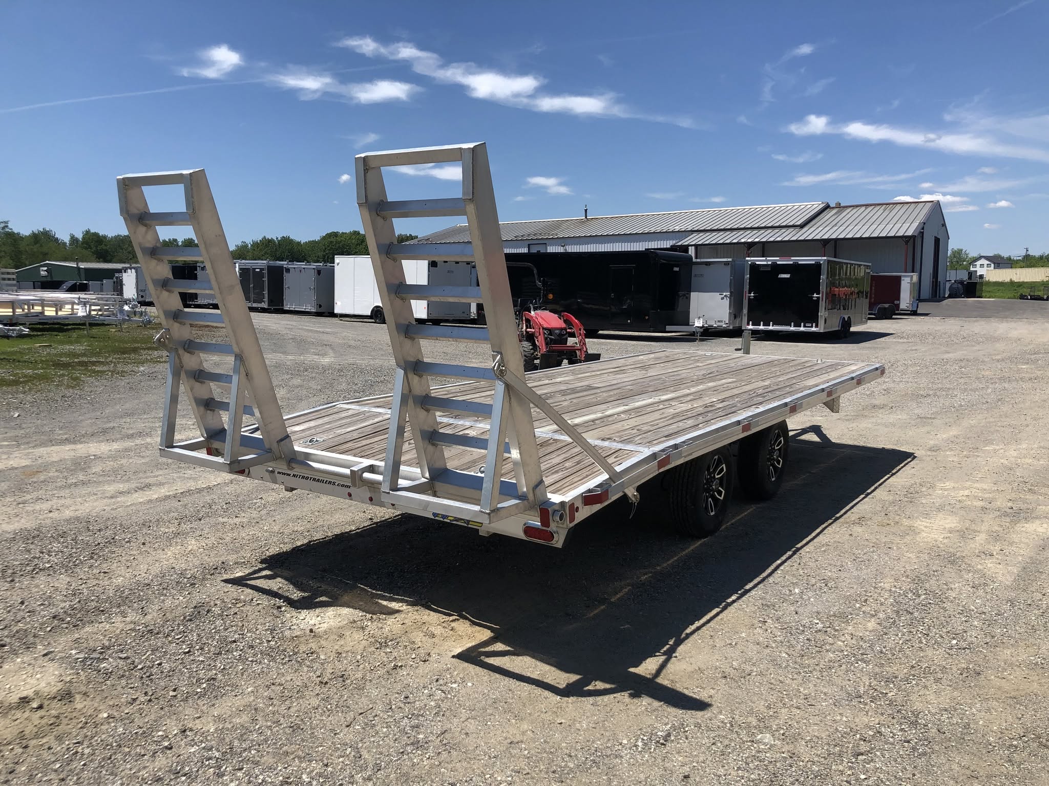 2024 Nitro 8x20 10K Deckover Trailer w/ Ramps. 2500 lbs. for Sale