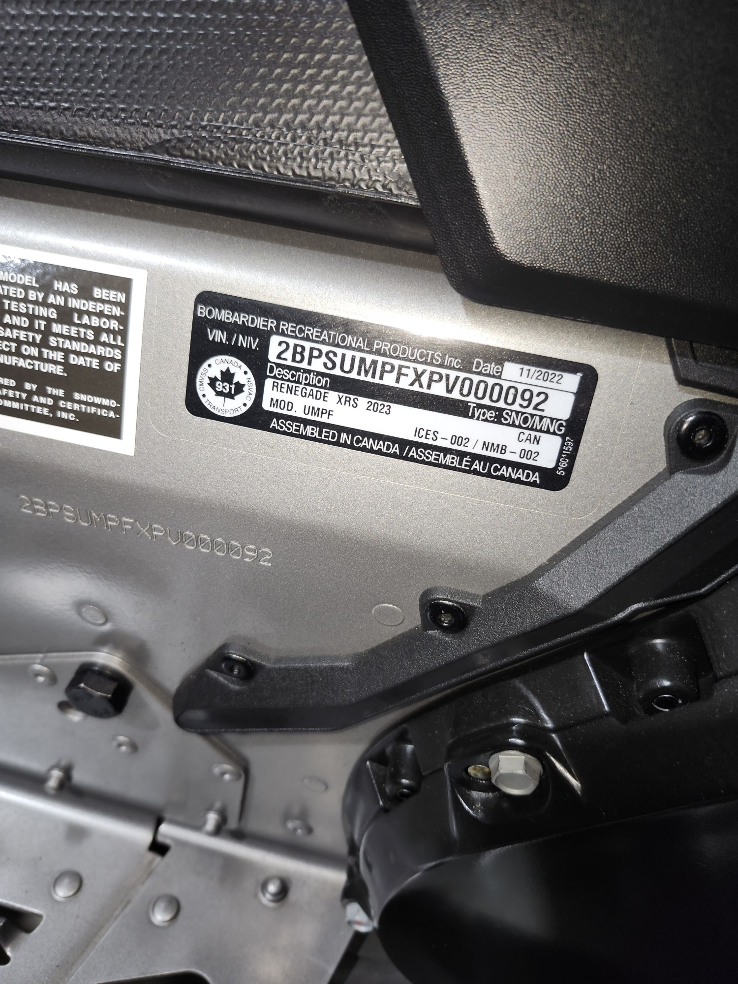2023 Ski-Doo Renegade XRS 850 Etec - Photo 7