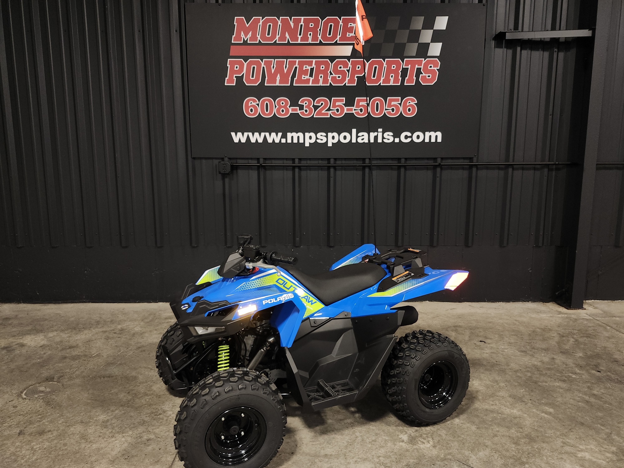 2025 Polaris Outlaw 70 EFI Blue/White