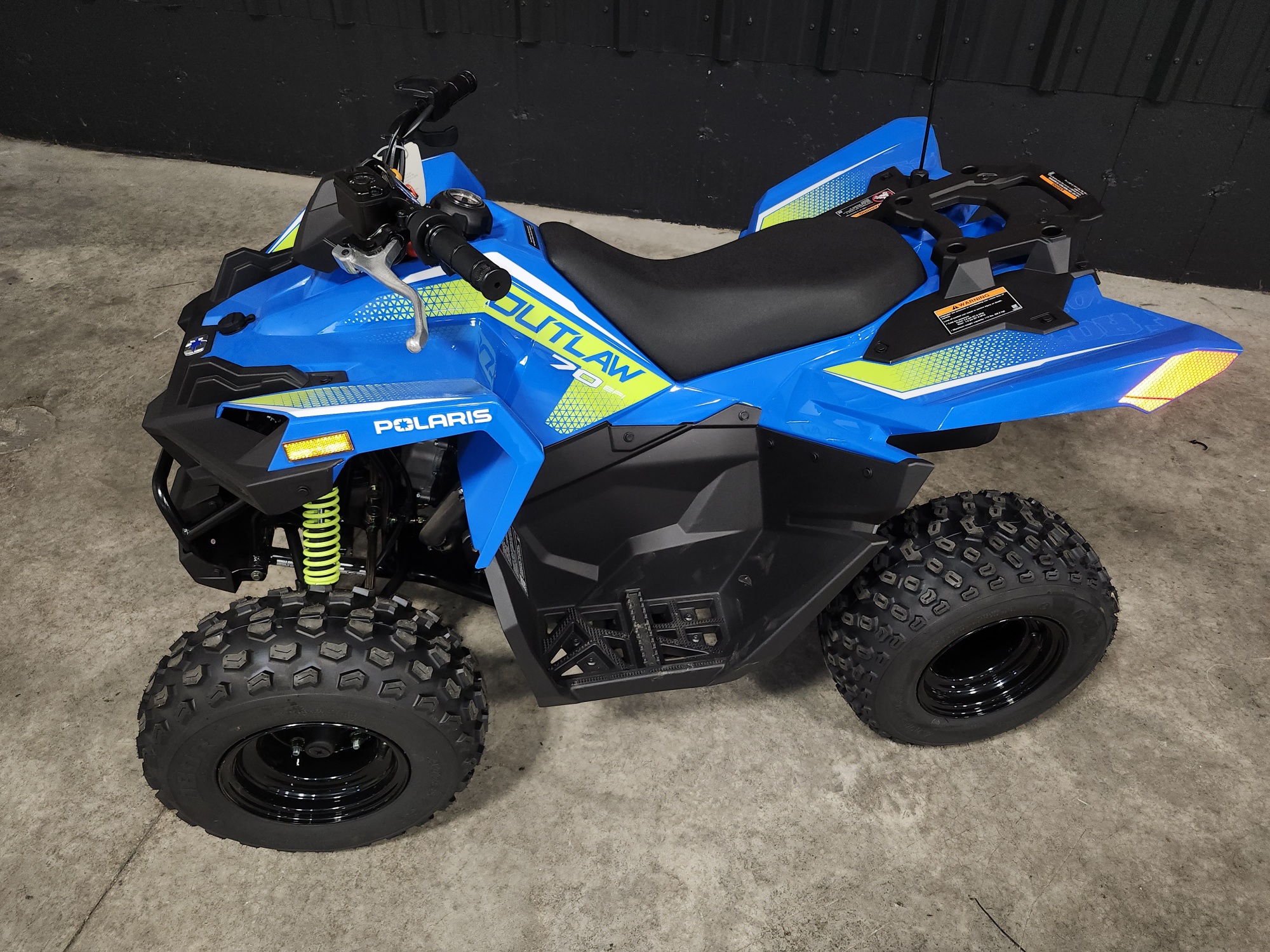 2025 Polaris Outlaw 70 EFI Blue/White - Photo 3