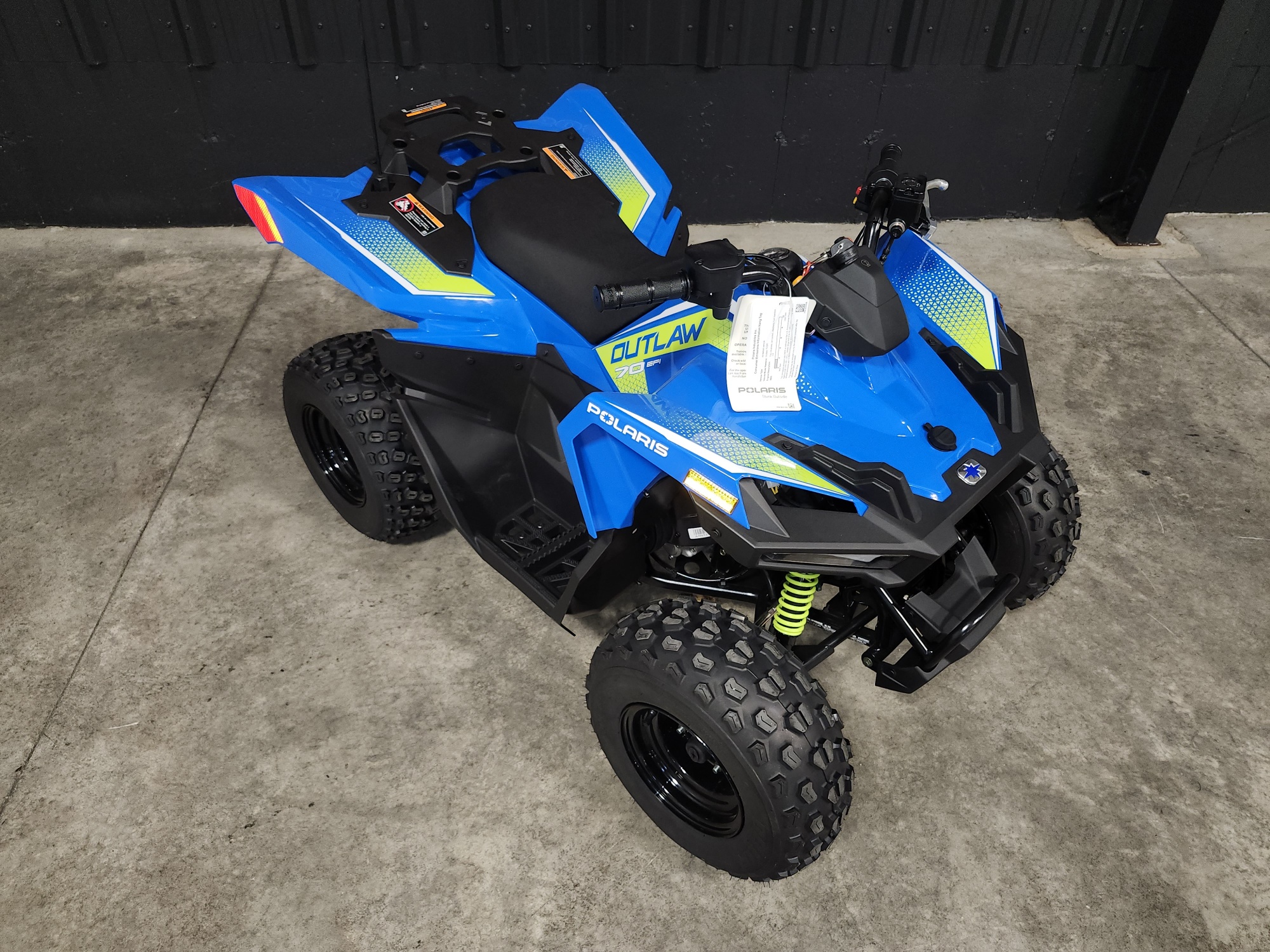 2025 Polaris Outlaw 70 EFI Blue/White - Photo 5