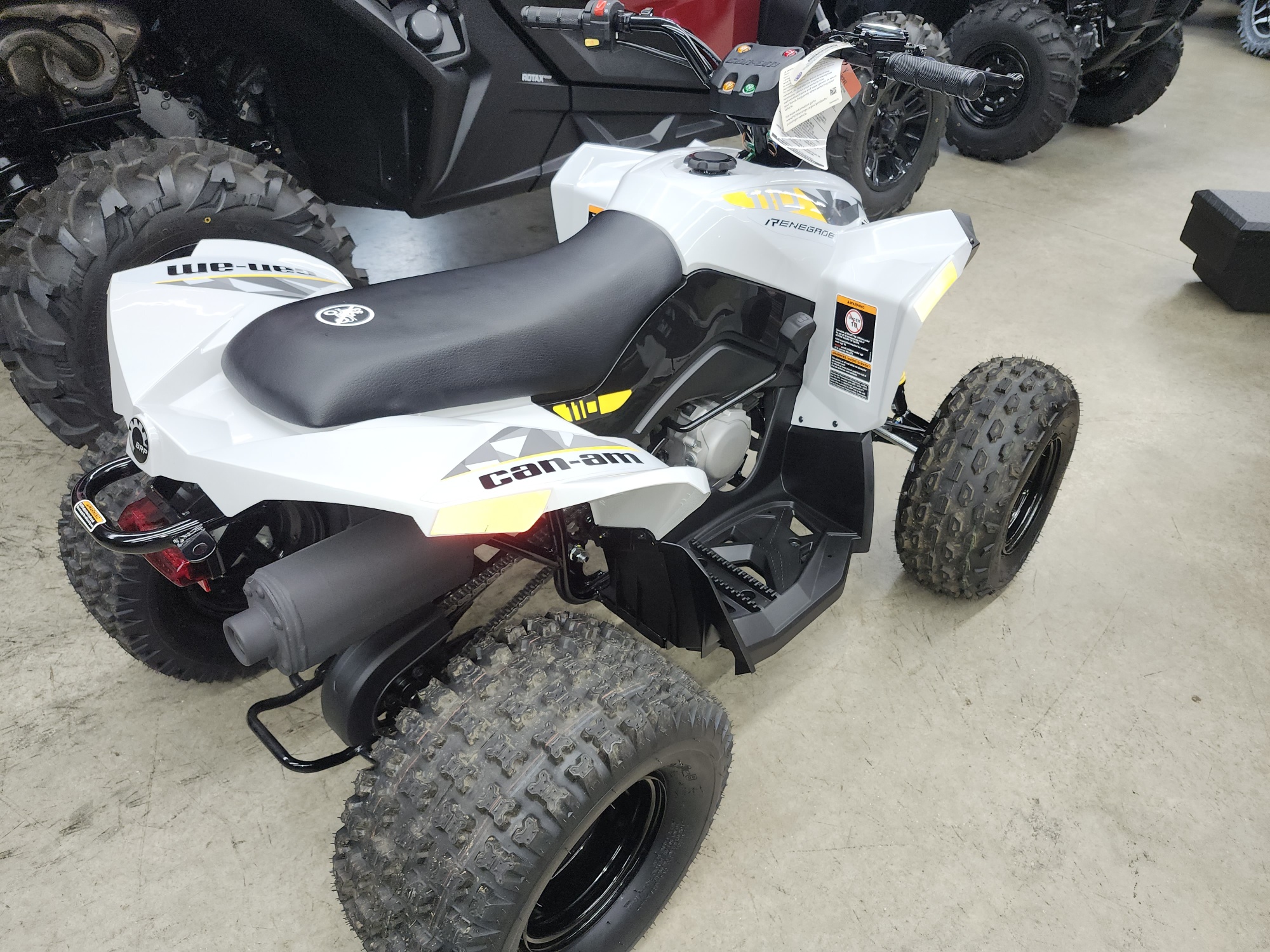 2025 Can-Am Renegade 110 EFI Gray - Photo 2