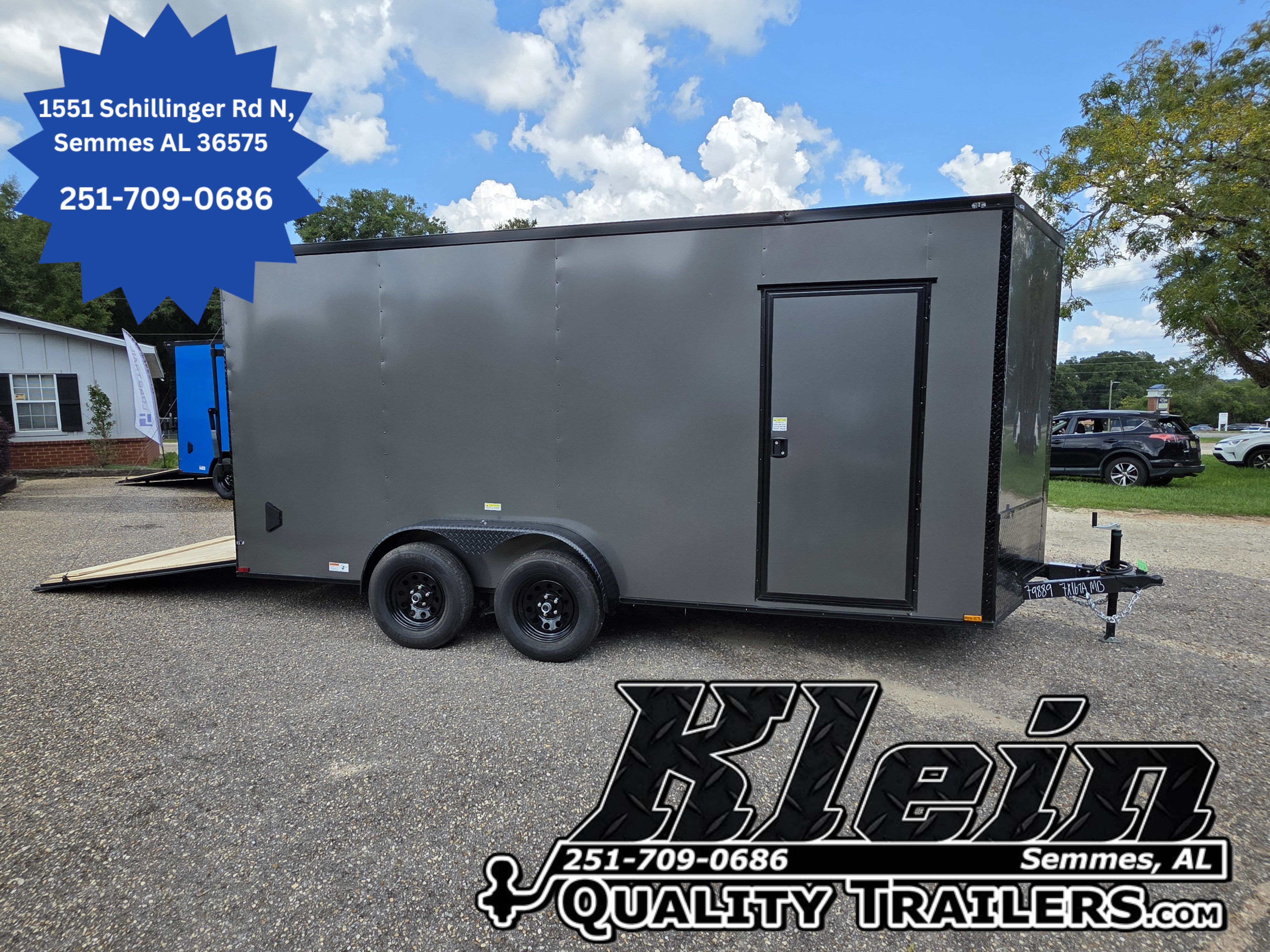 2027 7×16 Enclosed Cargo Trailer