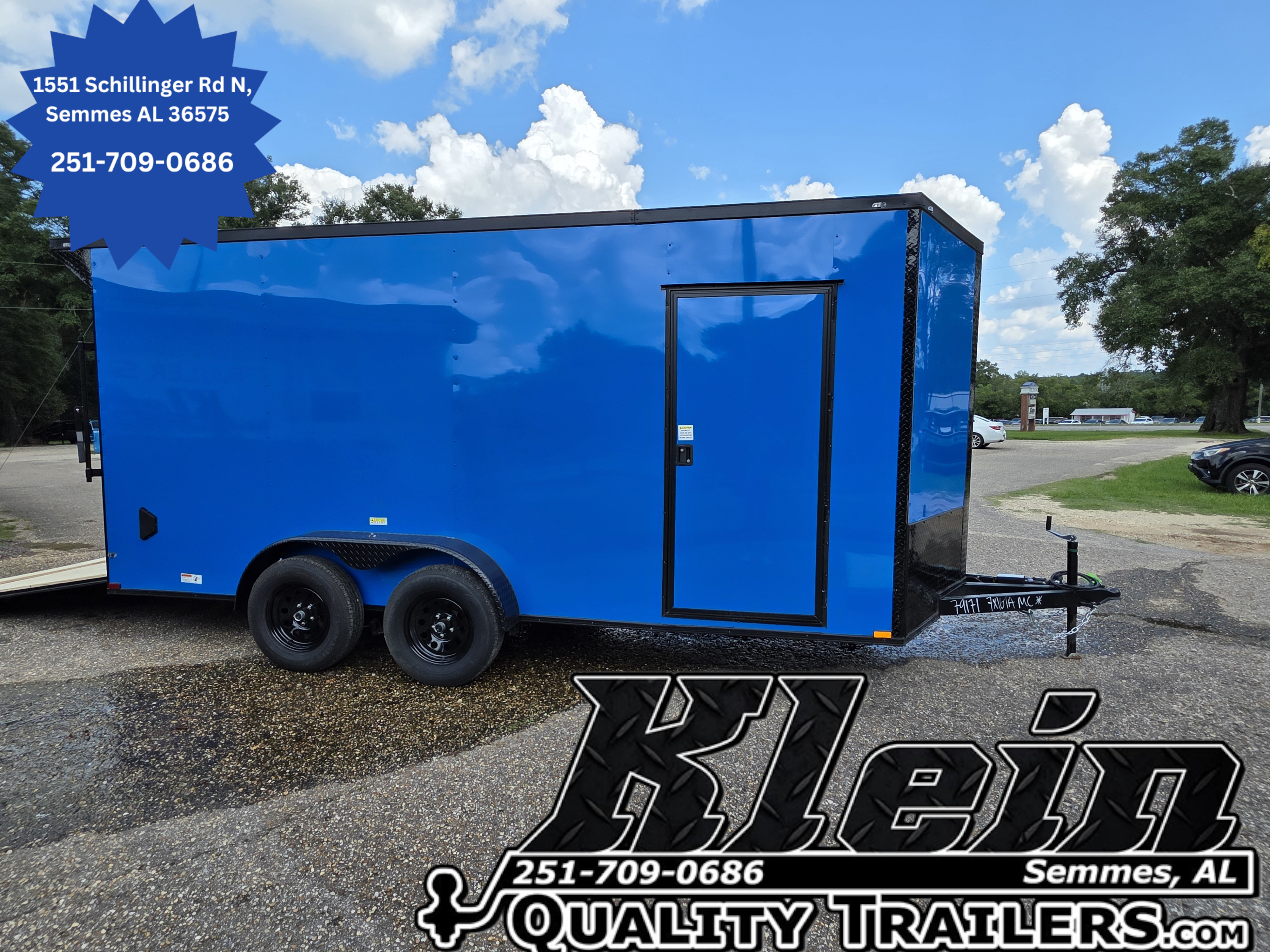 2027 7×16 Enclosed Cargo Trailer