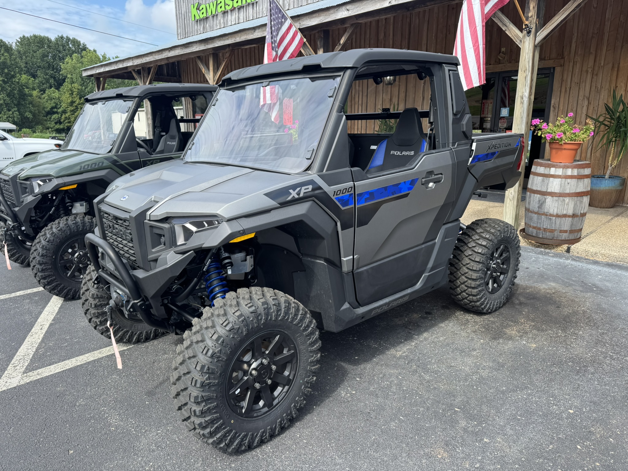 2024 Polaris XPEDITION XP Ultimate R/C - Matte Heavy Metal (OPEN CAB W/WINDSHIELD AND REAR PANEL ADD ONS)