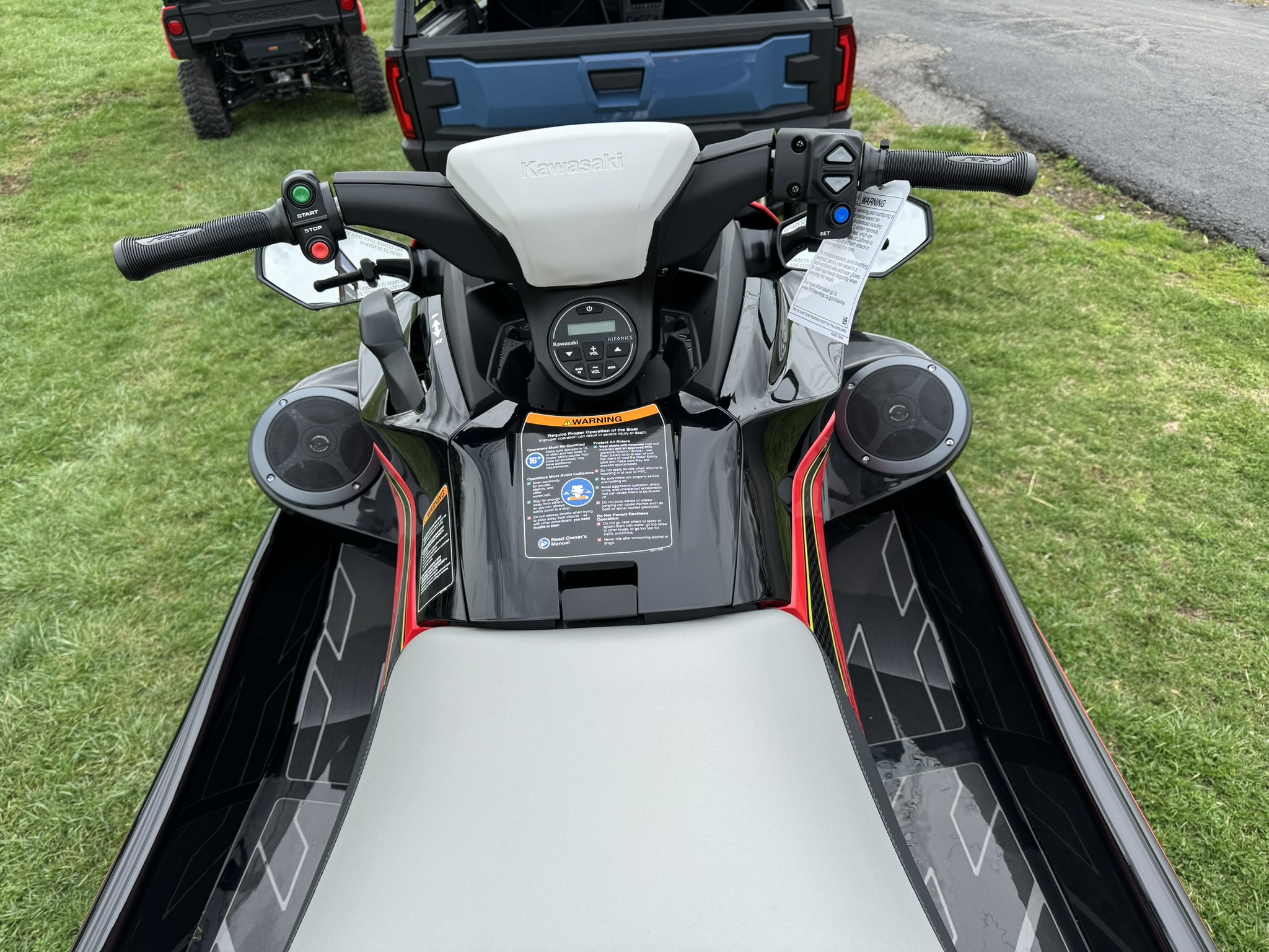2024 Kawasaki Jet Ski® STX® 160LX - Ebony/Neon Red - Photo 5