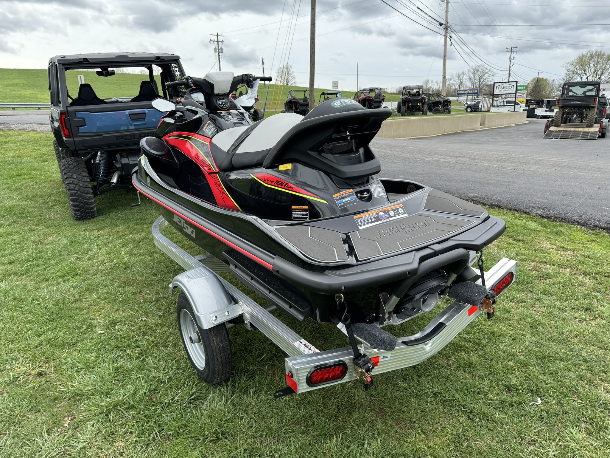 2024 Kawasaki Jet Ski® STX® 160LX - Ebony/Neon Red - Photo 6