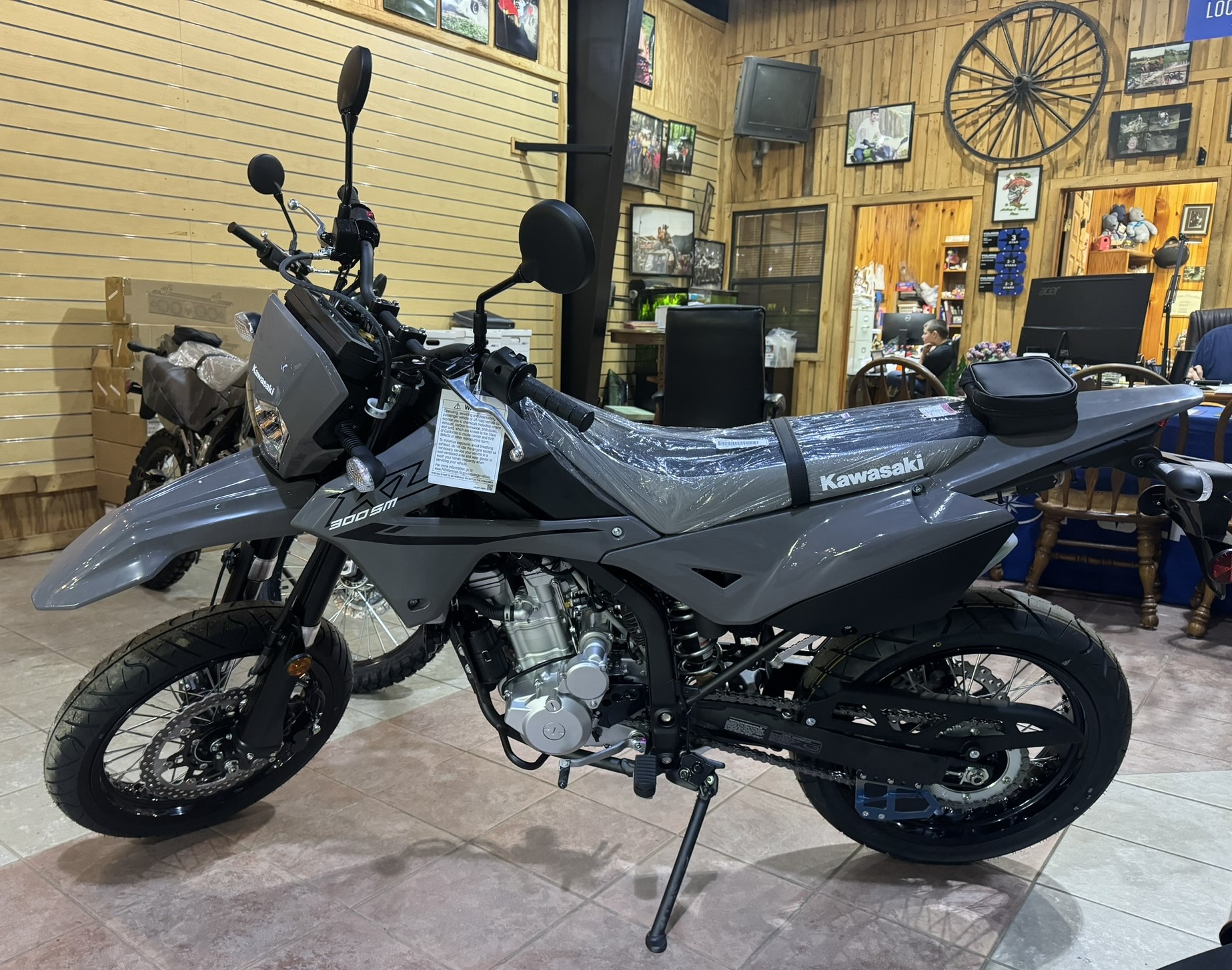 2025 Kawasaki KLX® 300SM - Battle Gray - Photo 5