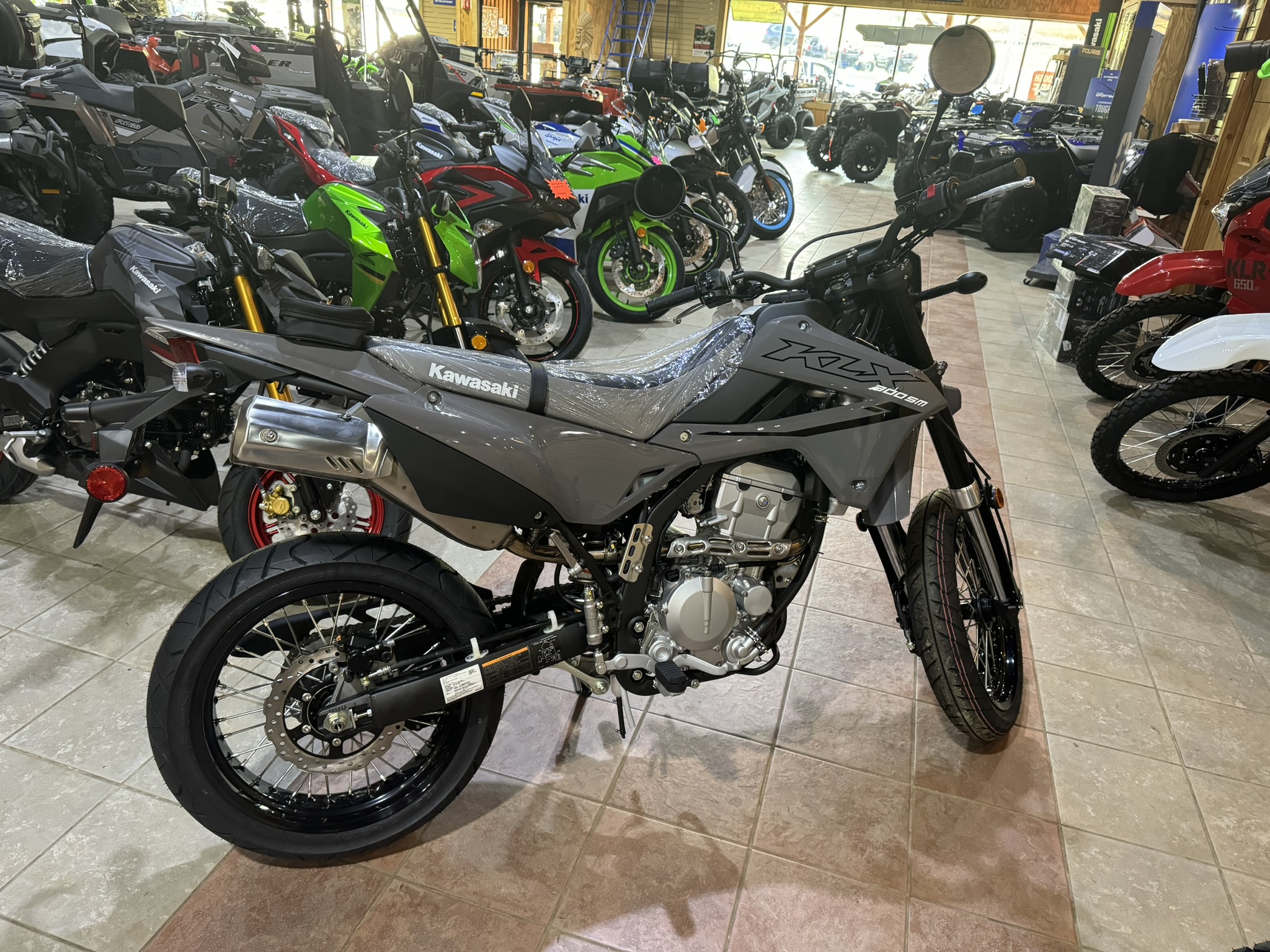 2025 Kawasaki KLX® 300SM - Battle Gray - Photo 6