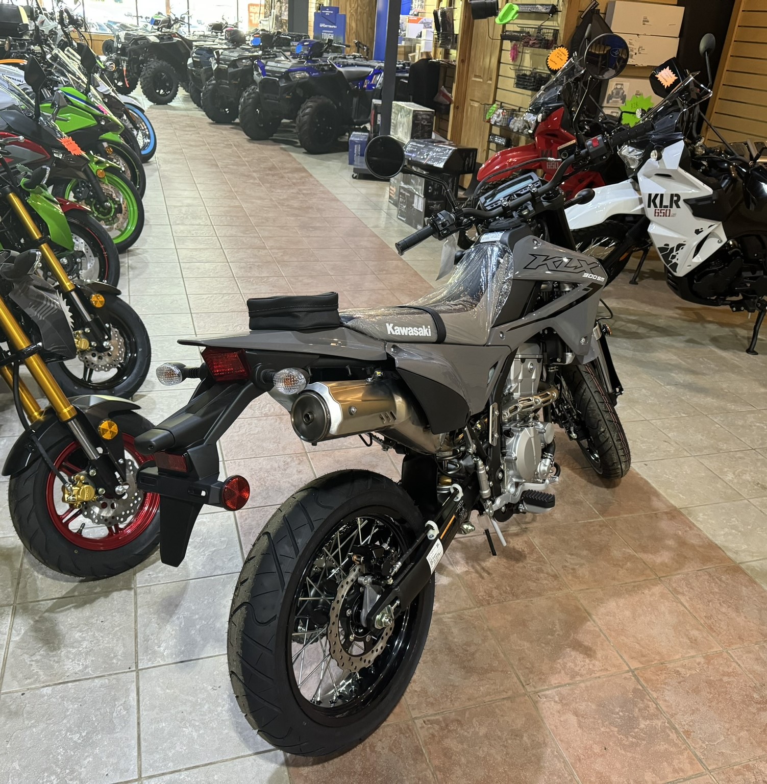 2025 Kawasaki KLX® 300SM - Battle Gray - Photo 7