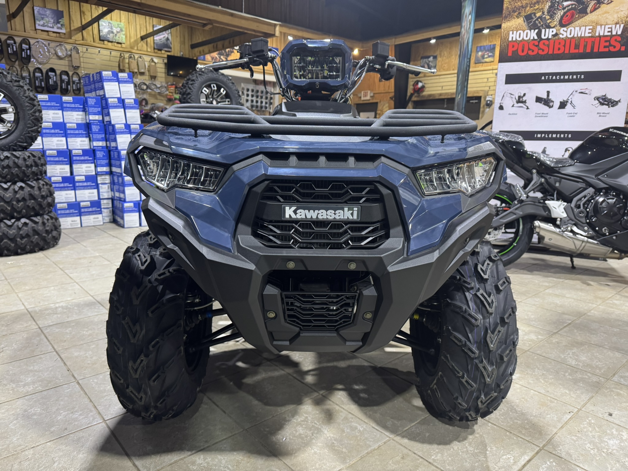 2025 Kawasaki Brute Force® 450 4x4 - Grayish Blue - Photo 6