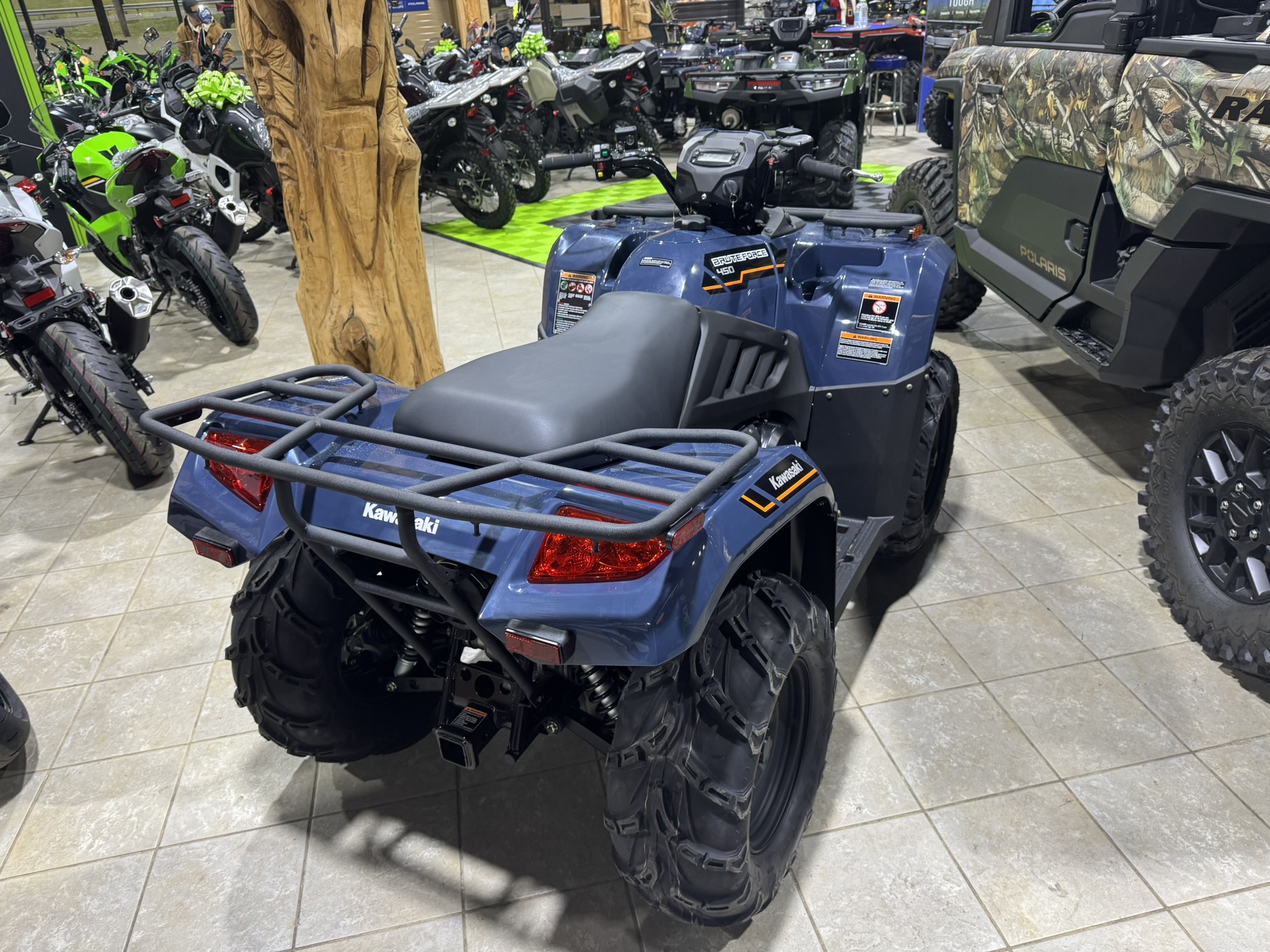 2025 Kawasaki Brute Force® 450 4x4 - Grayish Blue - Photo 8