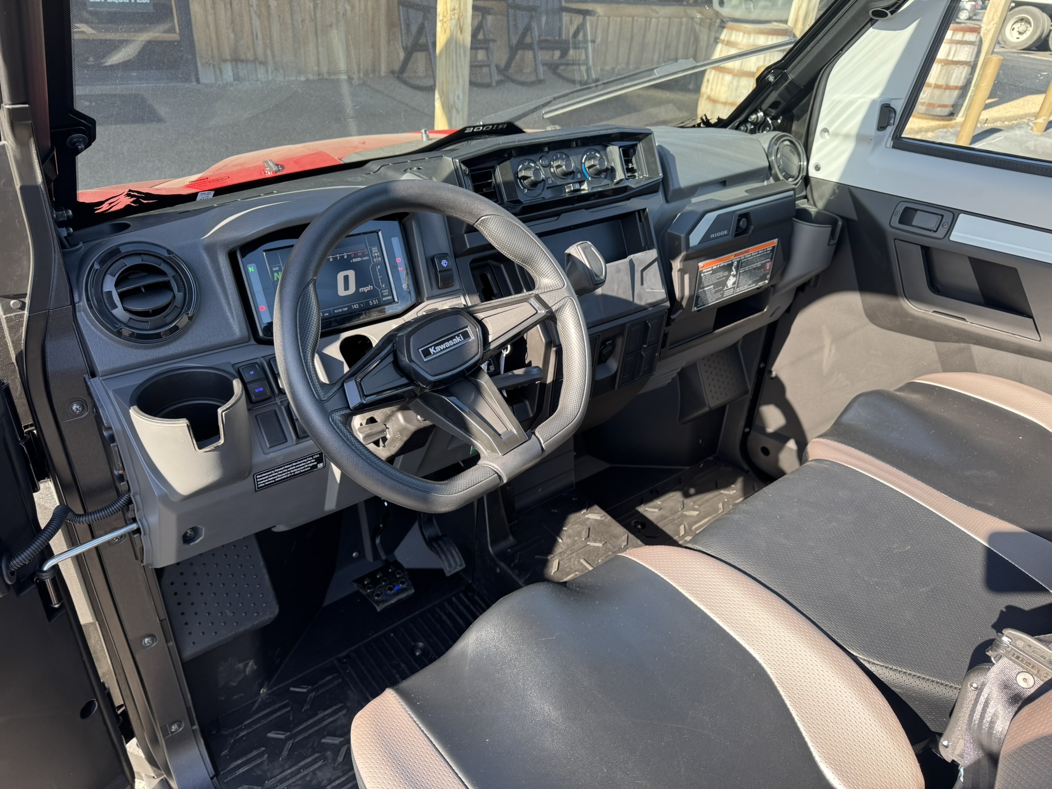 2025 Kawasaki RIDGE® HVAC - Candy Persimmon Red - Photo 12