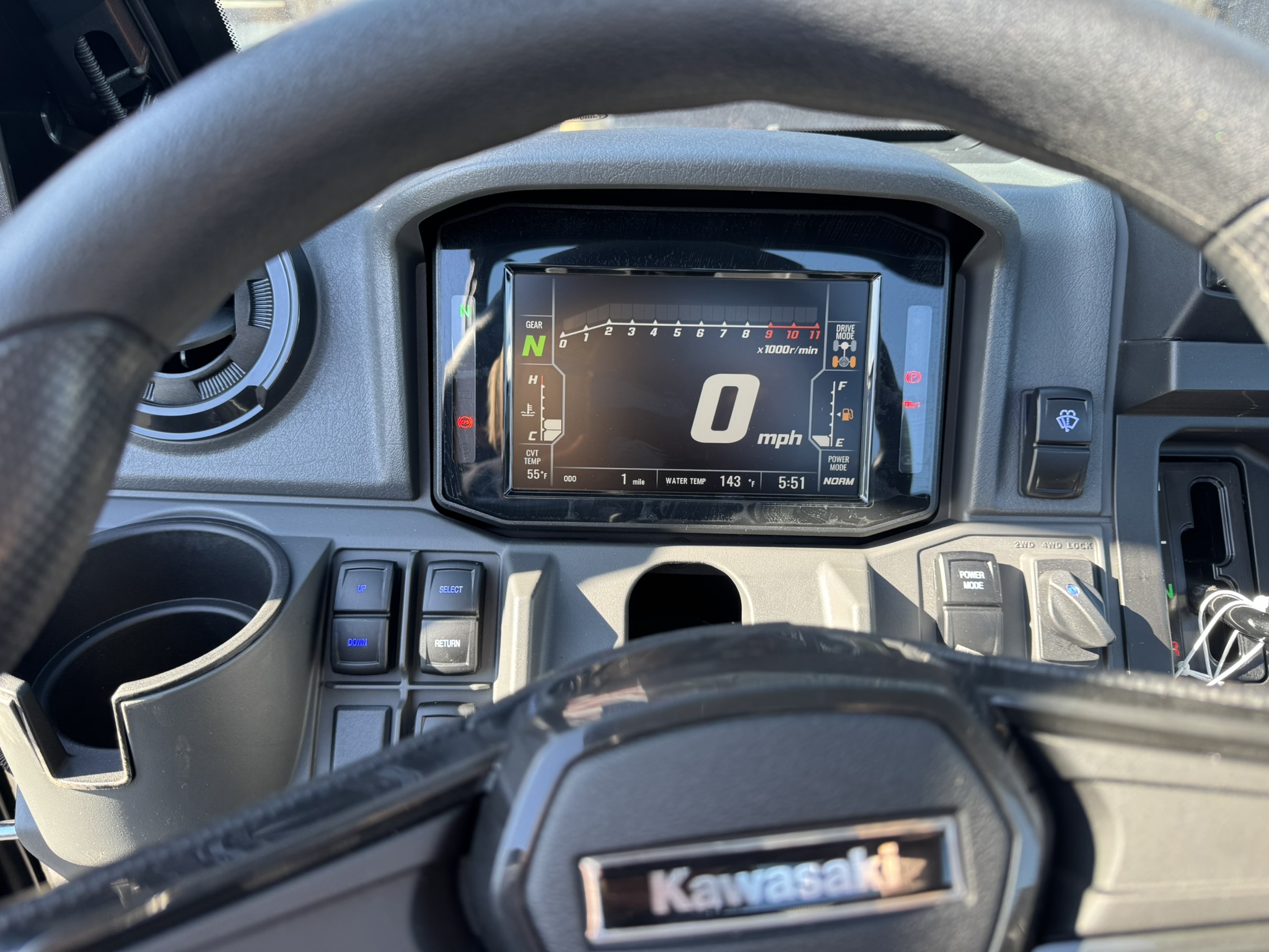 2025 Kawasaki RIDGE® HVAC - Candy Persimmon Red - Photo 15