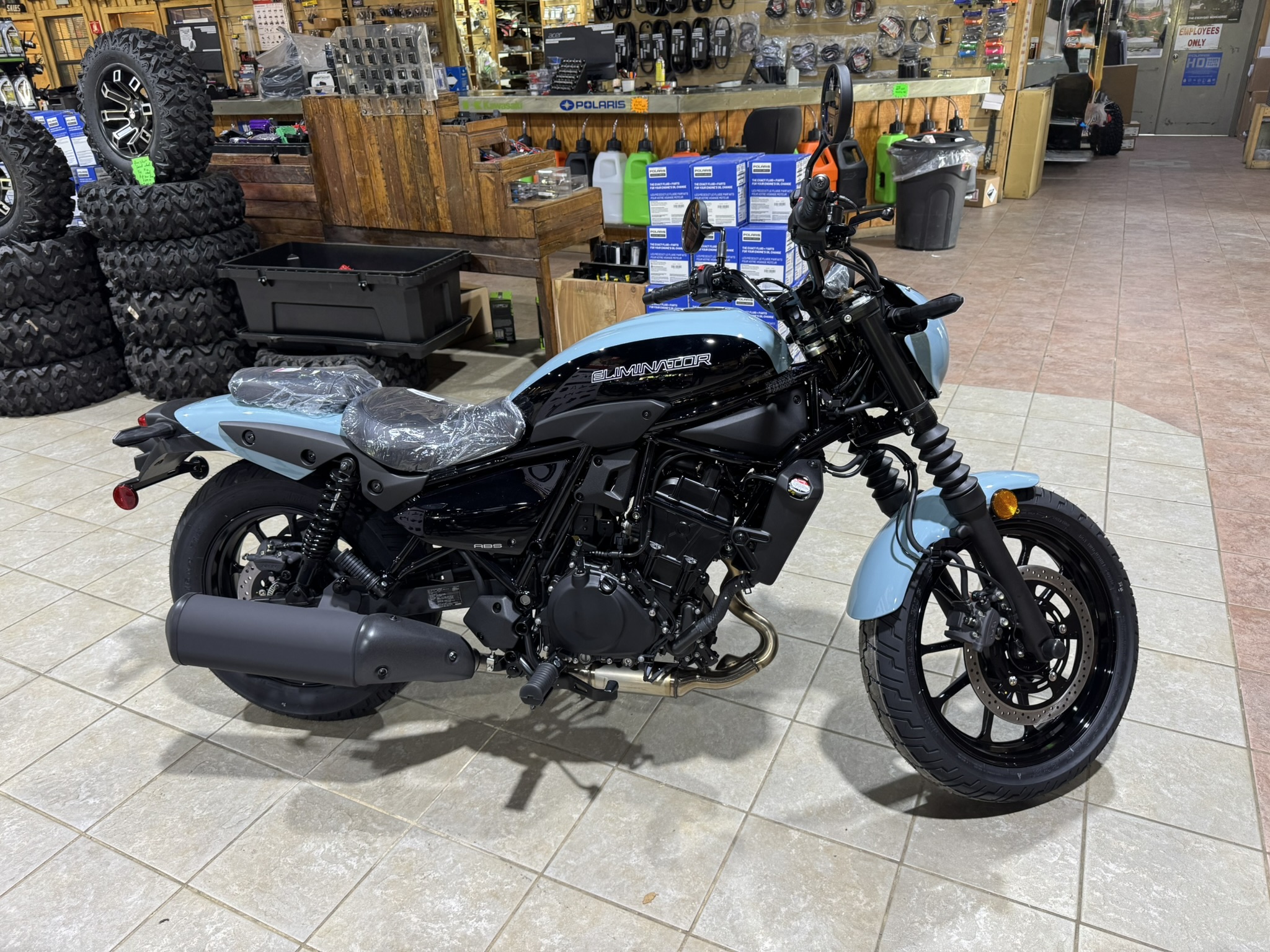 2025 Kawasaki Eliminator® SE ABS - Phantom Blue / Ebony - Photo 4