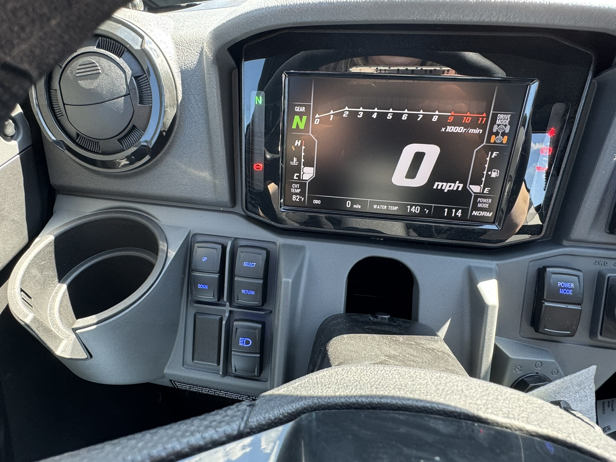 2025 Kawasaki RIDGE® XR Crew HVAC - Metallic Graystone - Photo 13